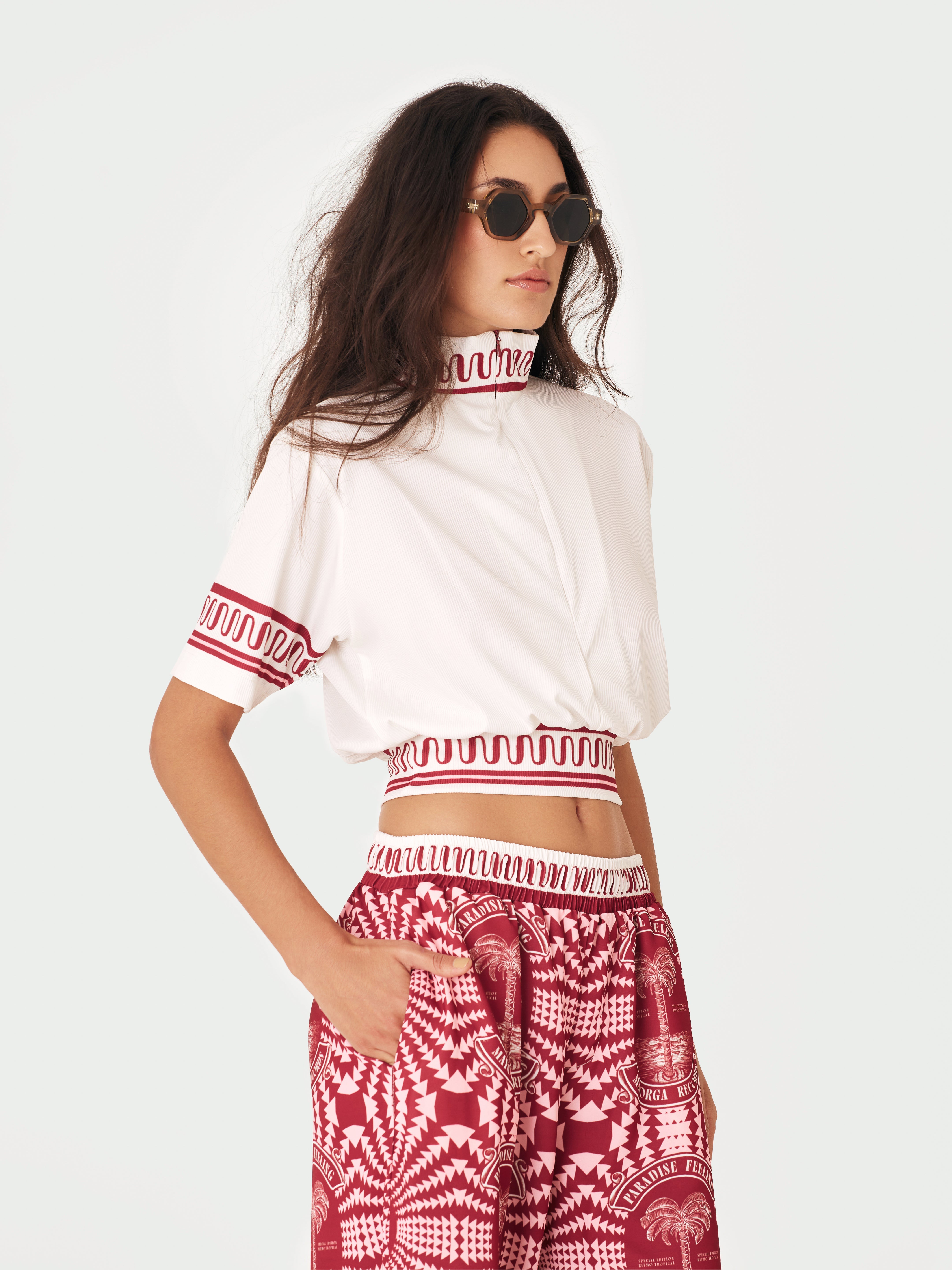 Paradise Trousers - Magenta