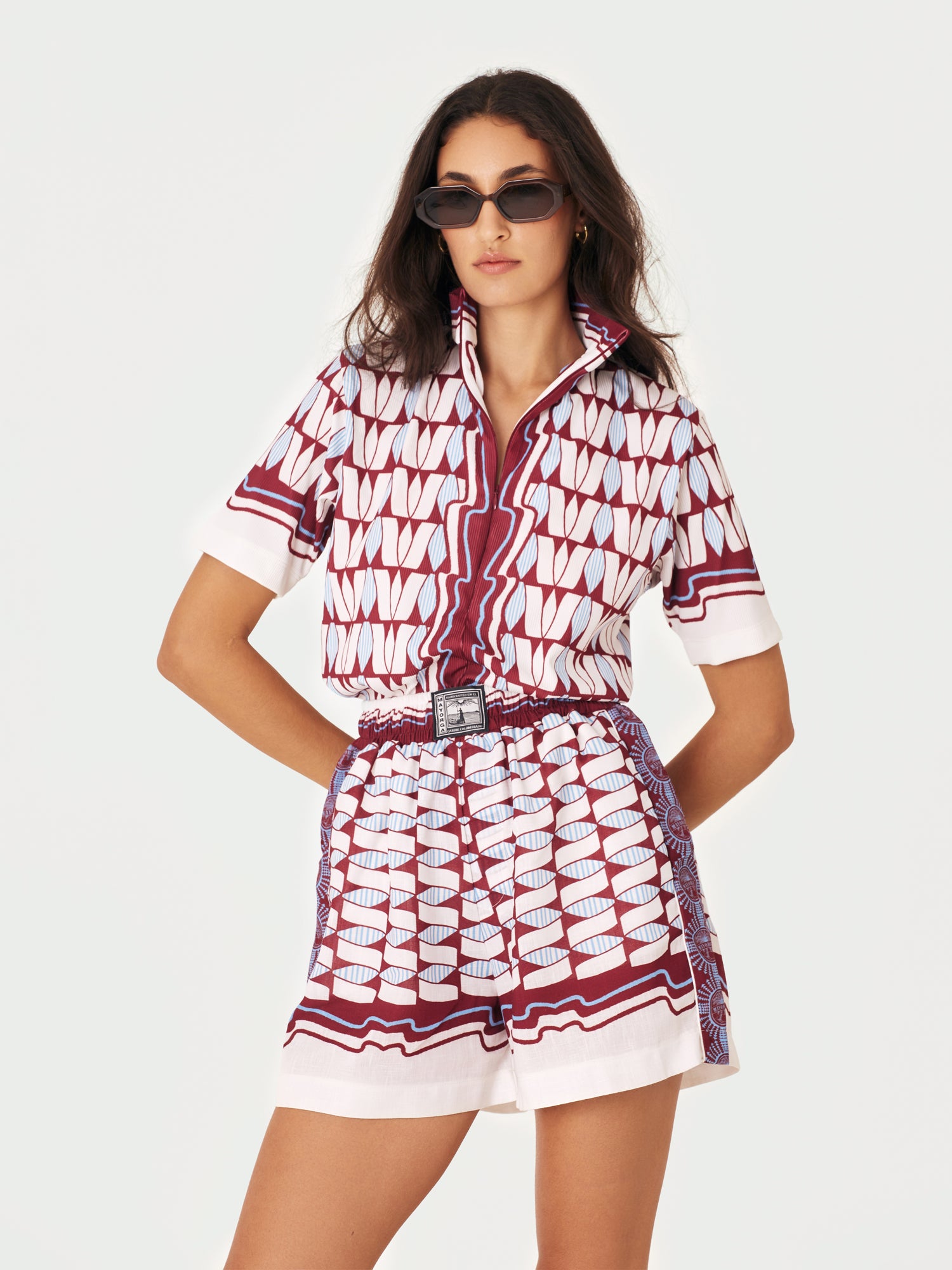 Mayorga Records Polo - Burgundy