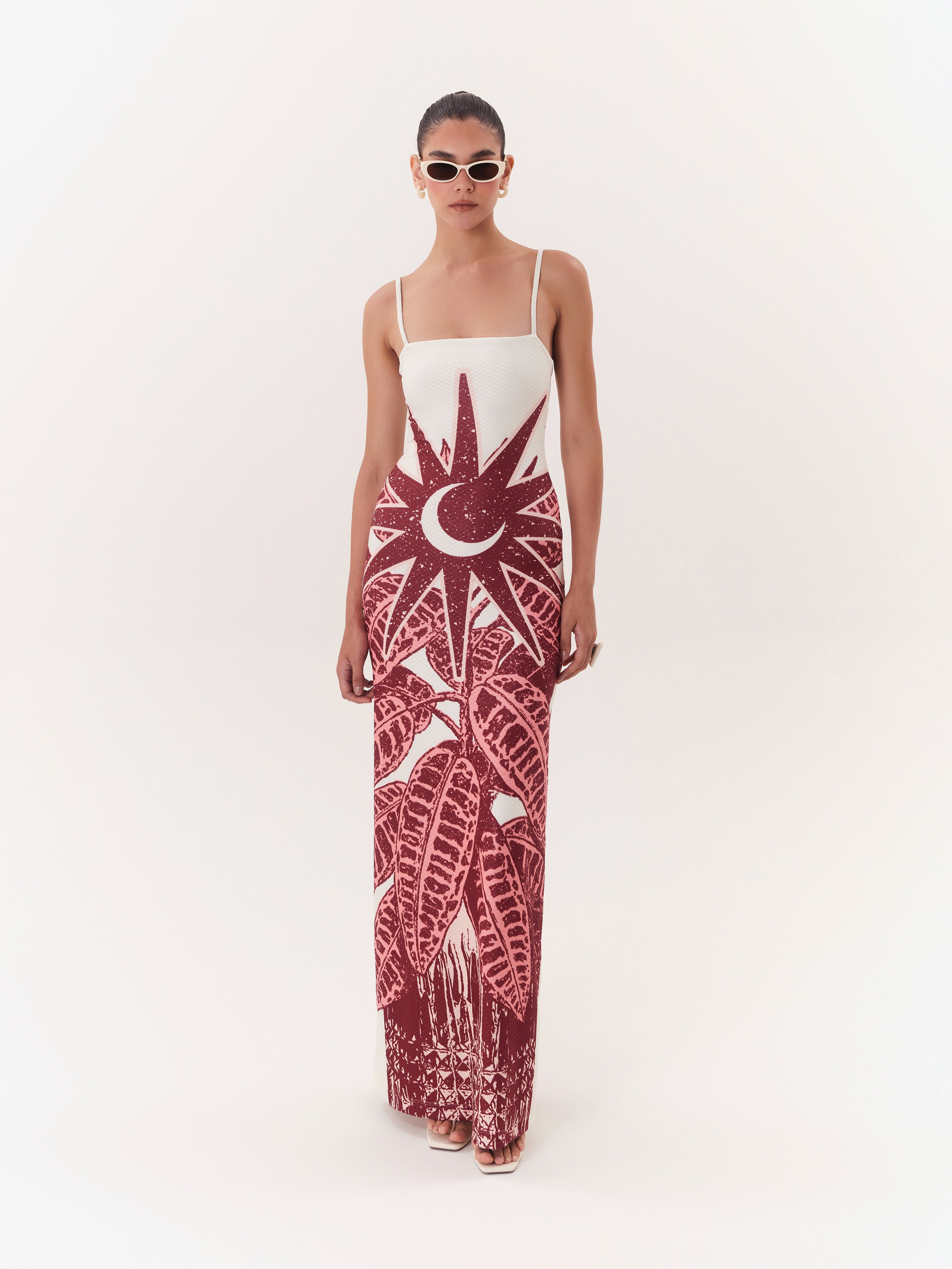 Solar Maxi Dress - Burgundy