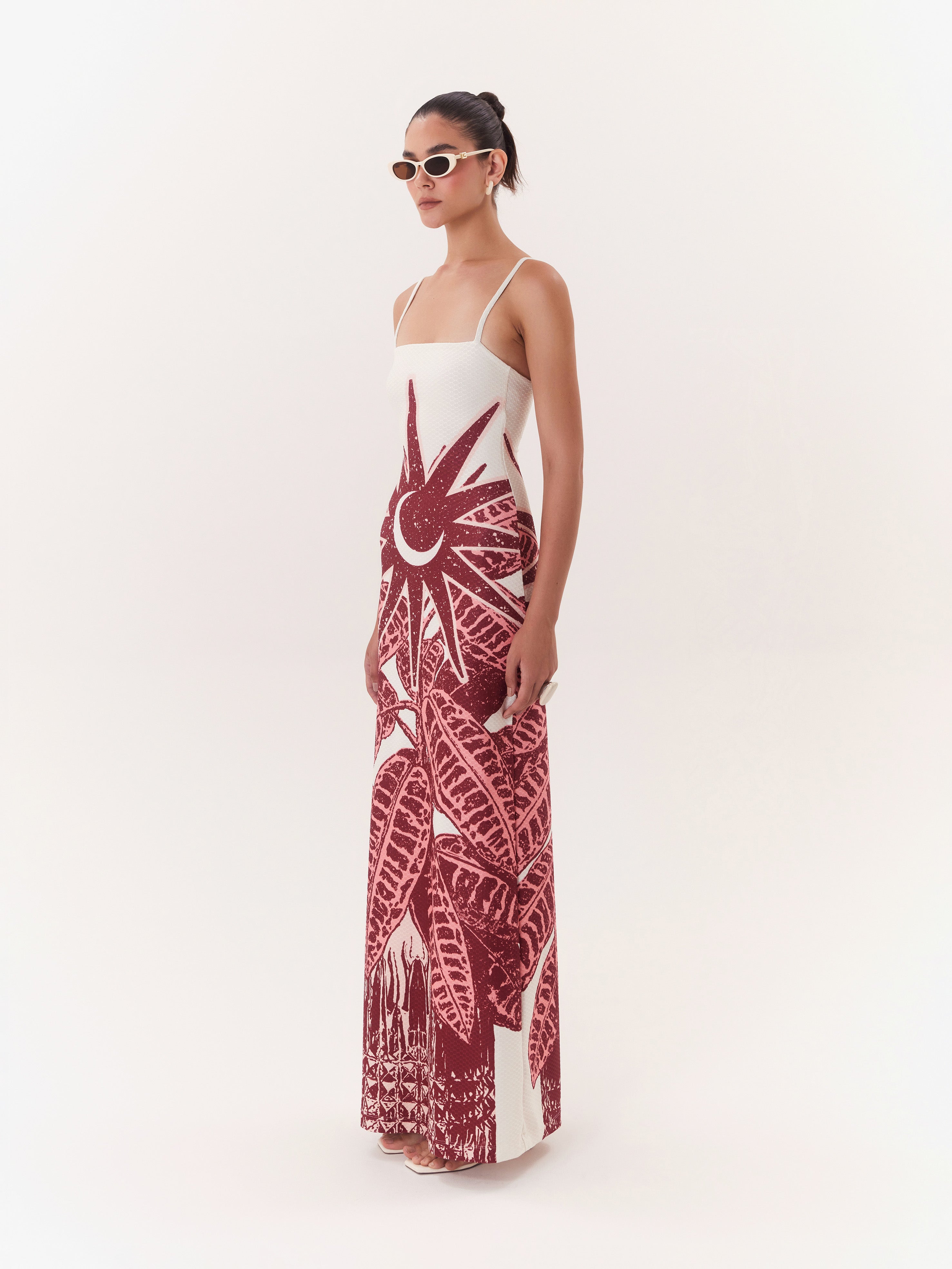 Solar Maxi Dress - Burgundy