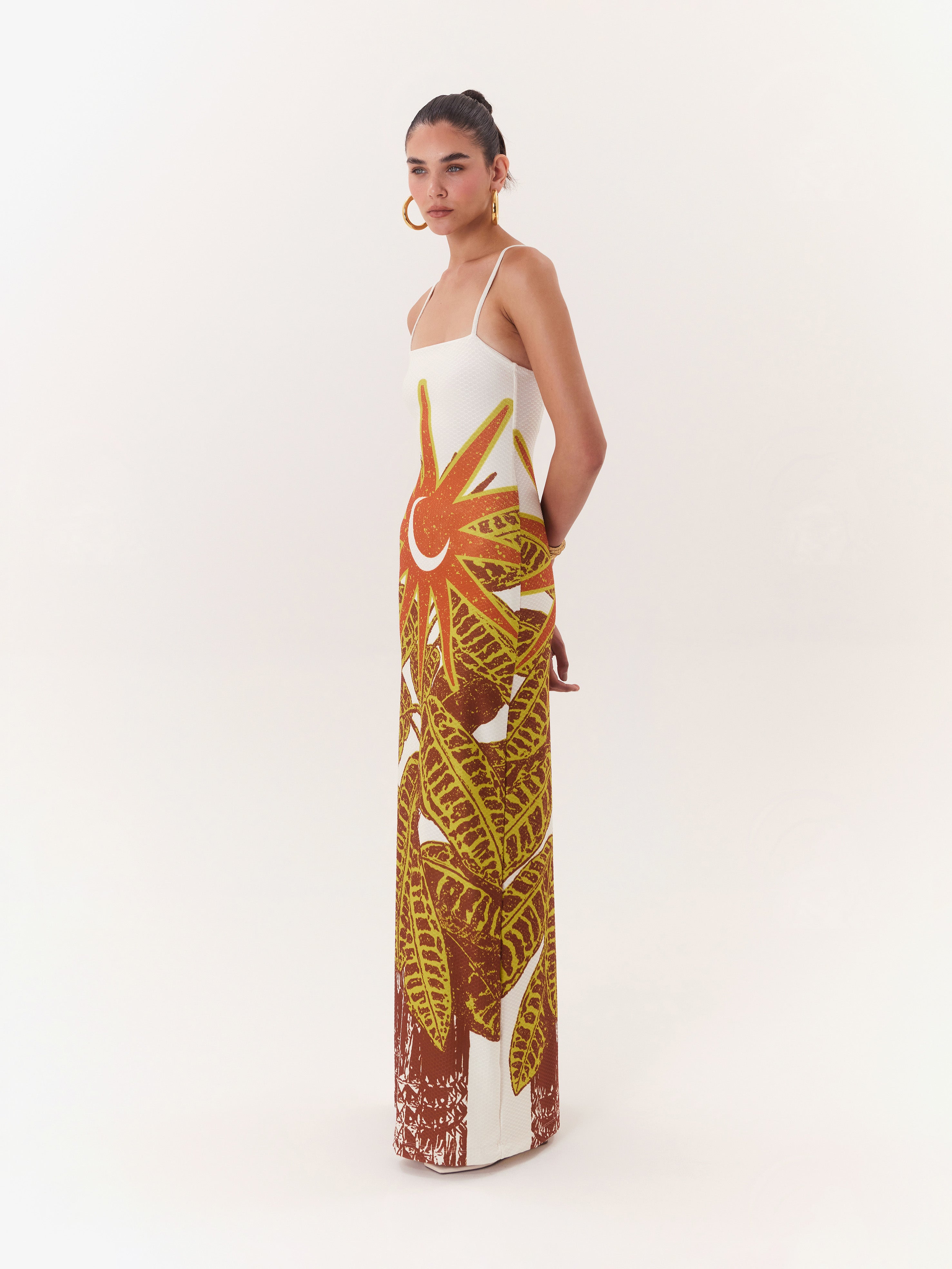 Solar Maxi Dress - Brown
