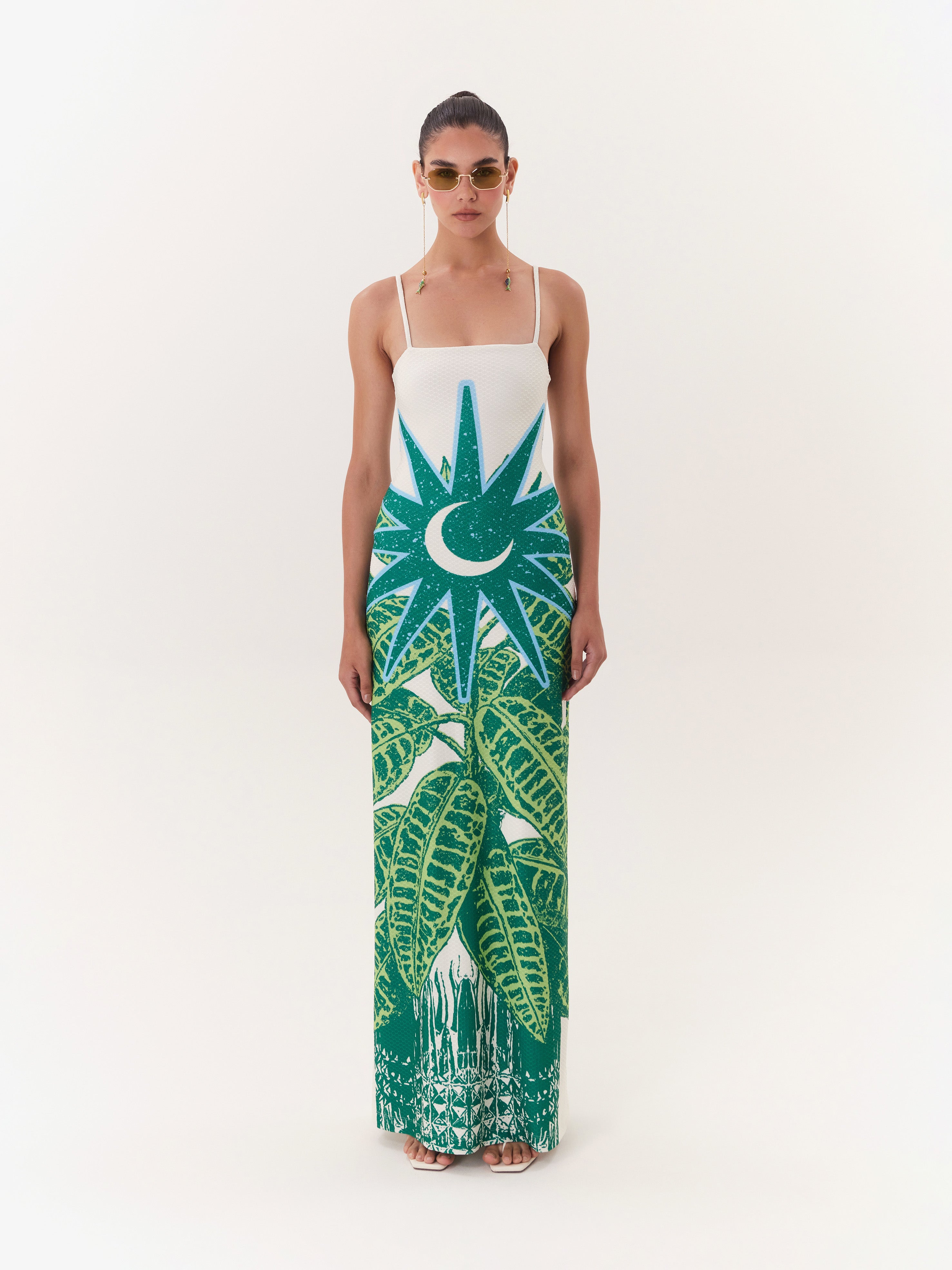 Solar Maxi Dress - Green