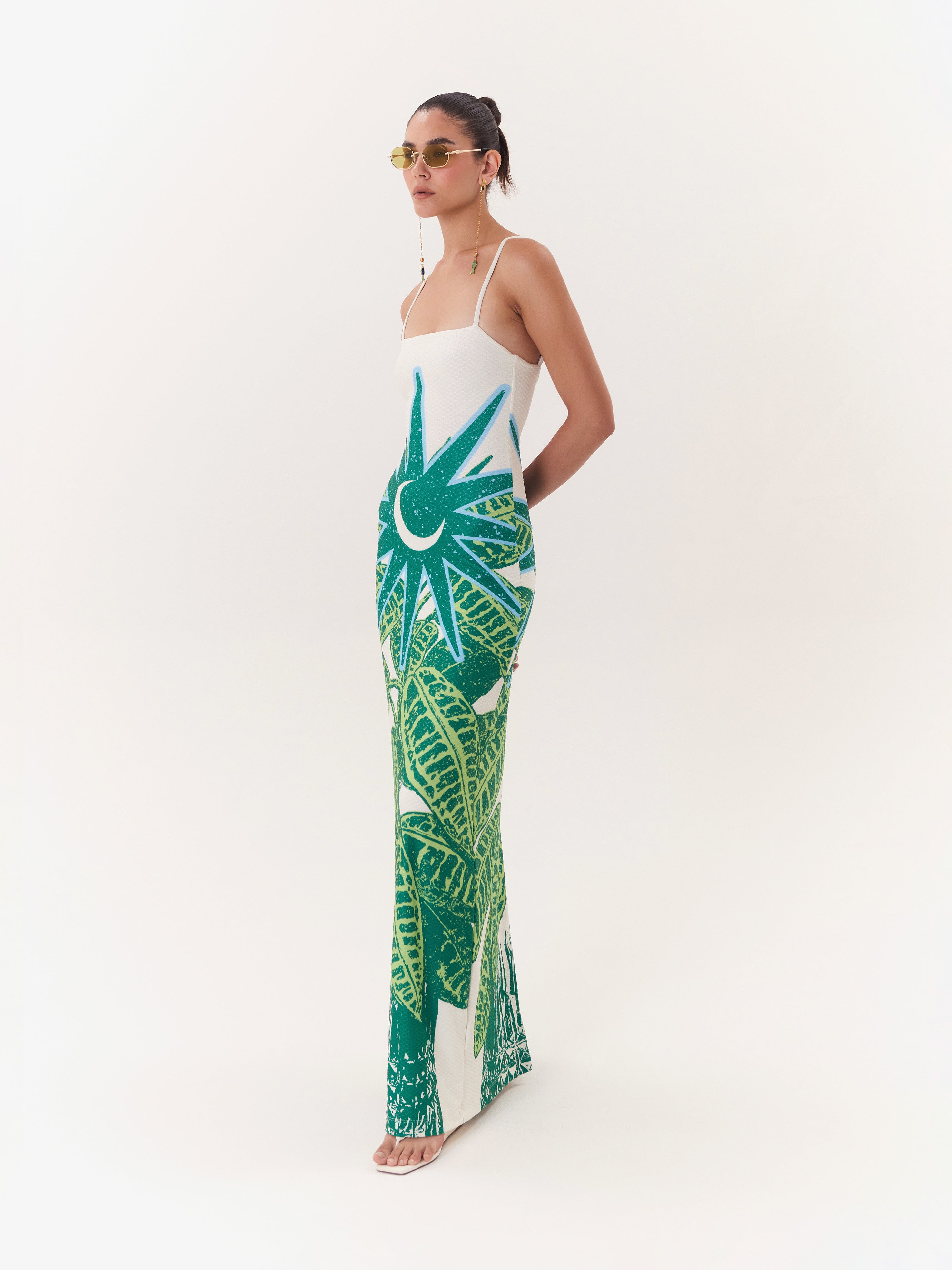 Solar Maxi Dress - Green