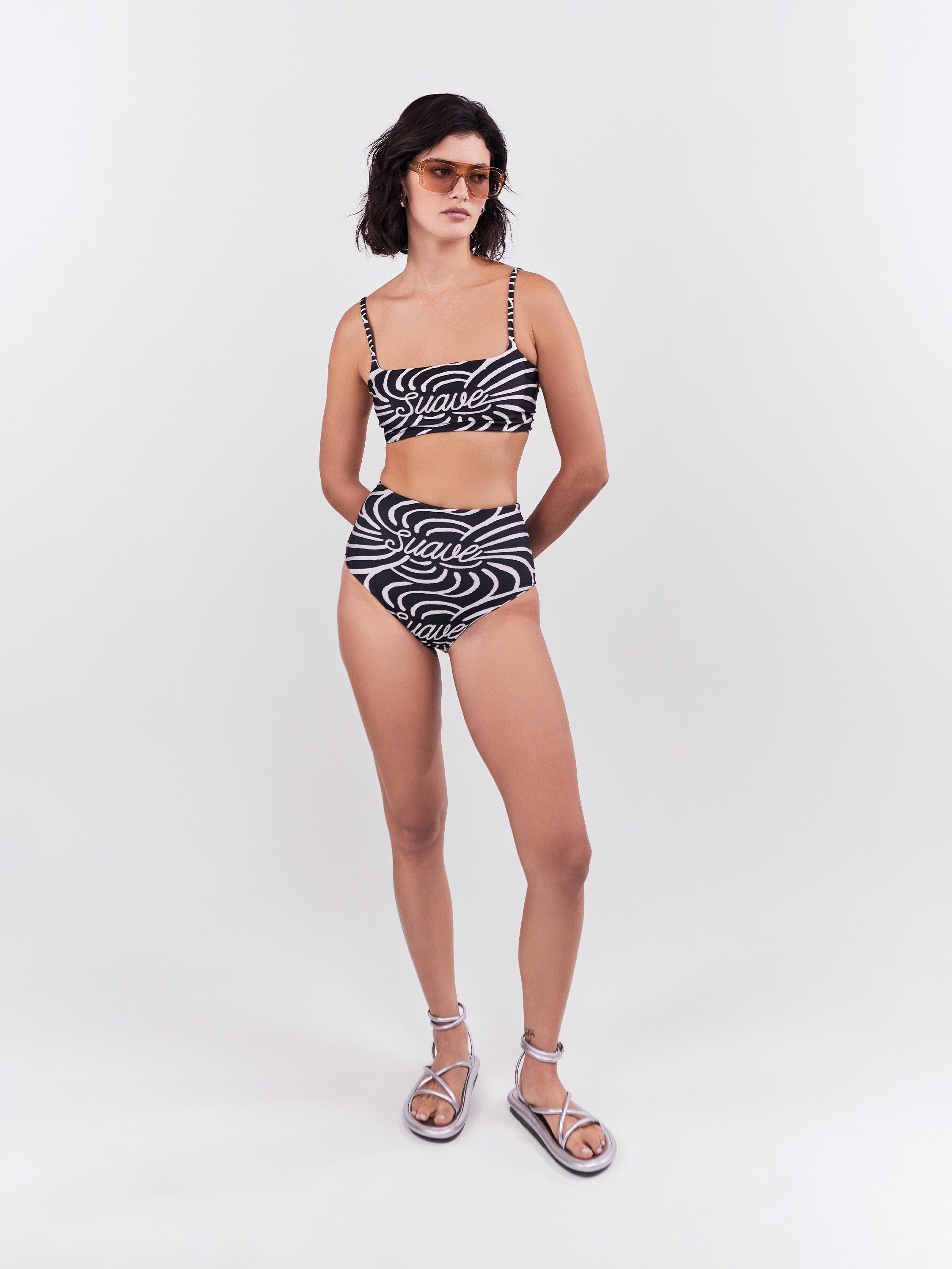 Suave Bikini Bottom- Black