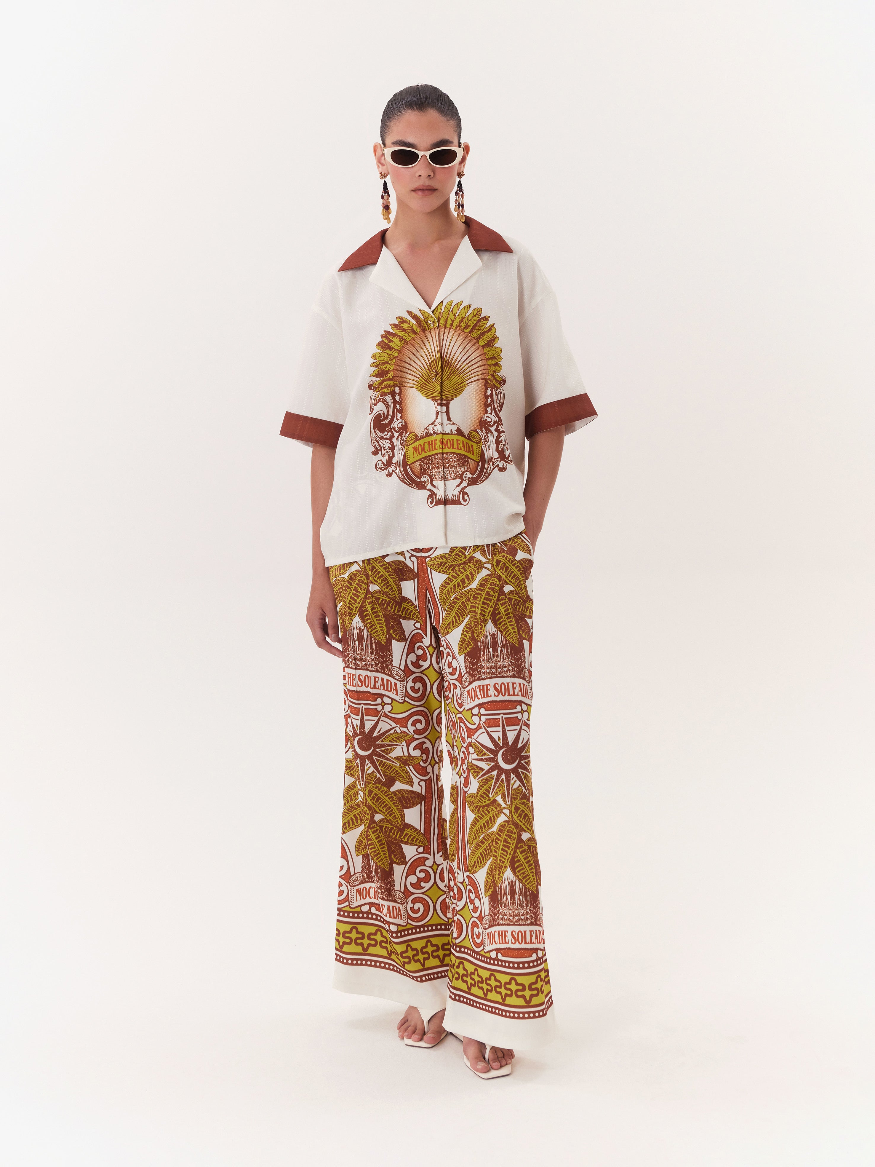 Solar Blouse - Brown