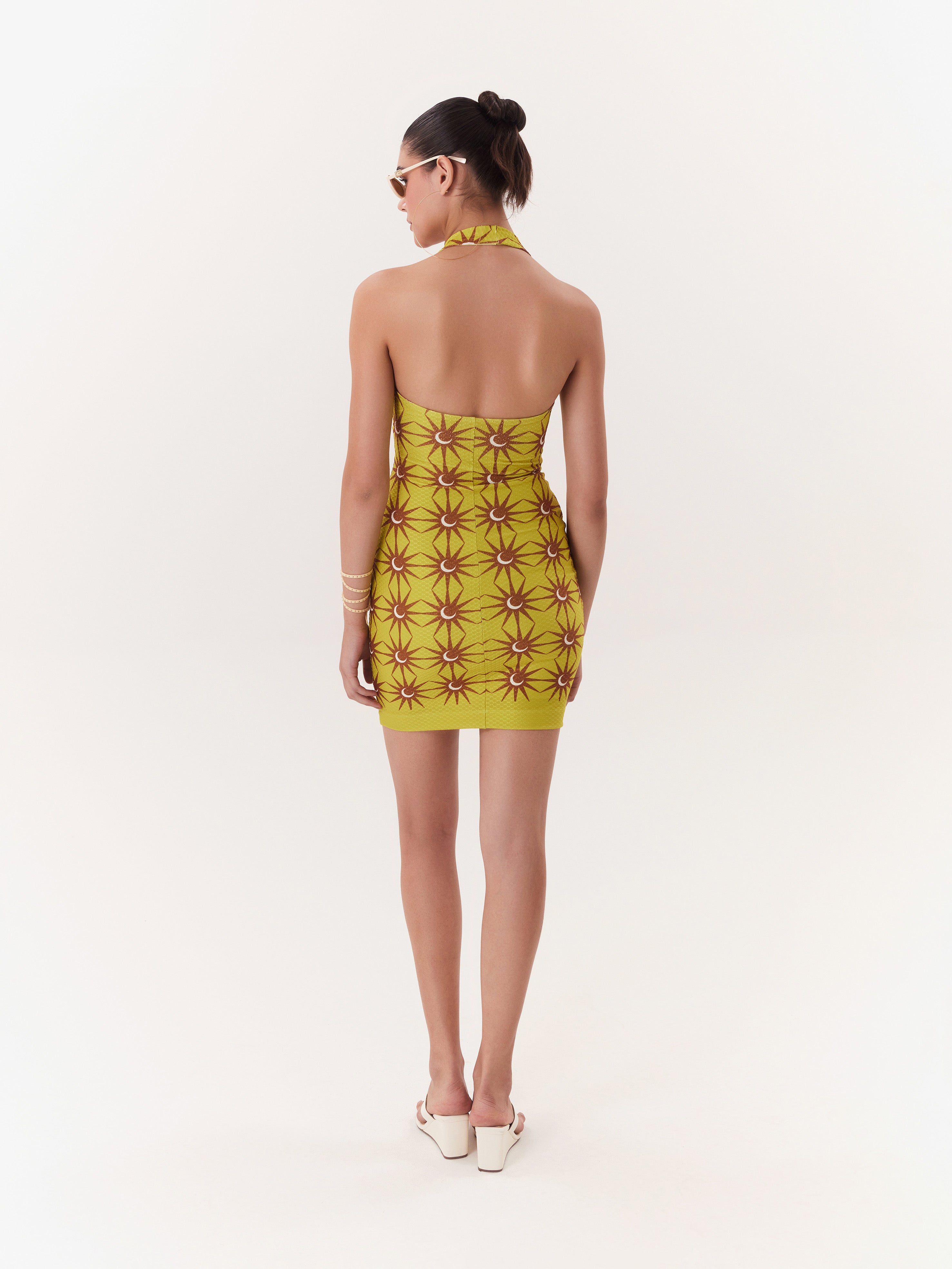 Solar Mini Dress - Brown