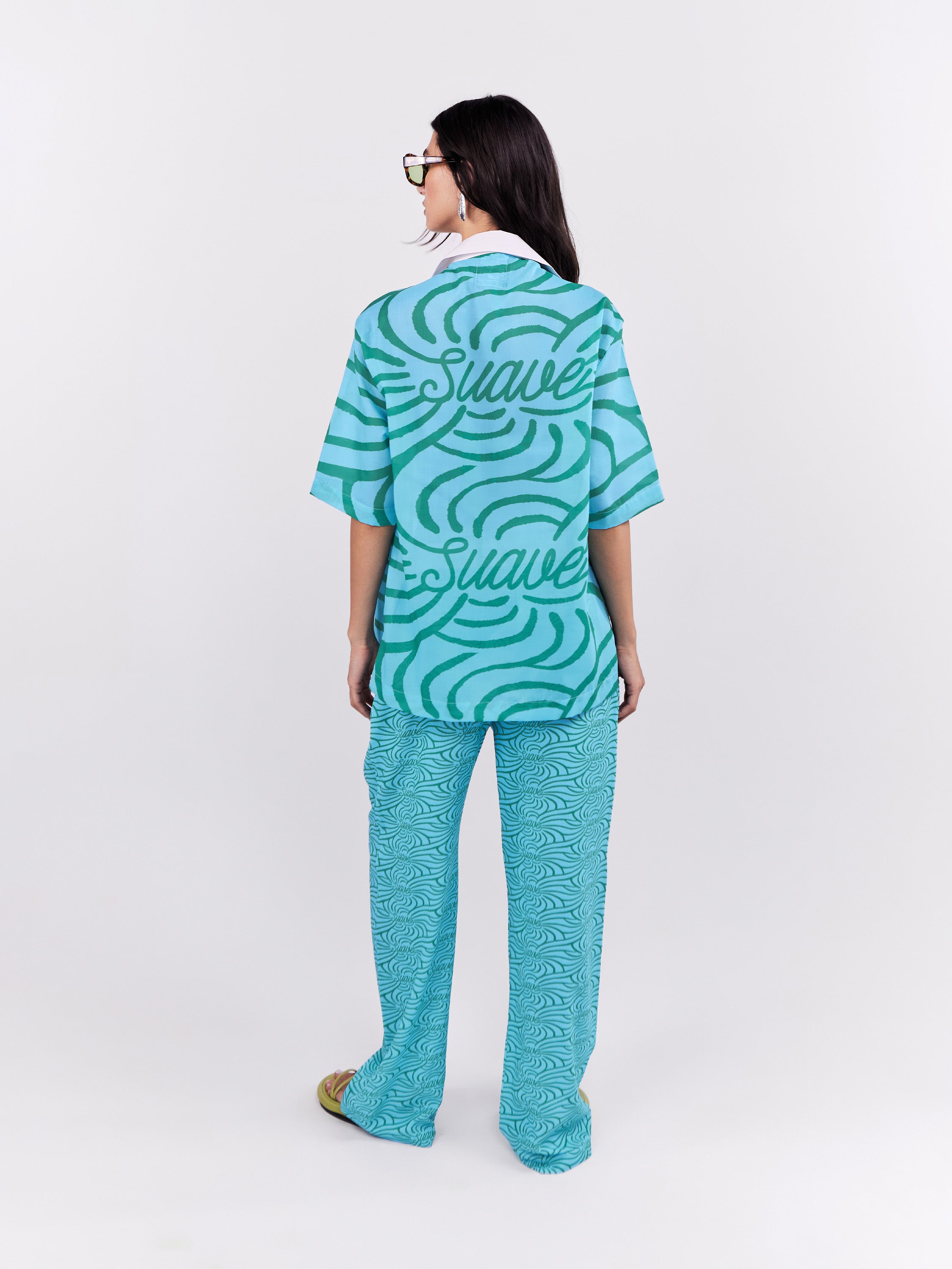 Suave Blouse - Turquoise