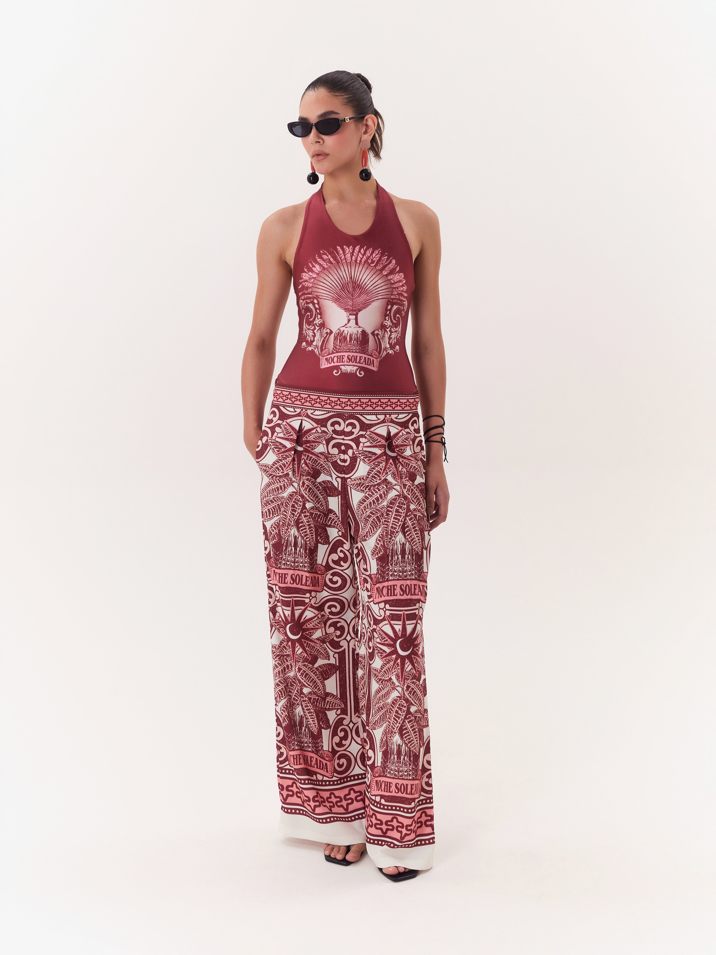 Solar Trousers - Burgundy