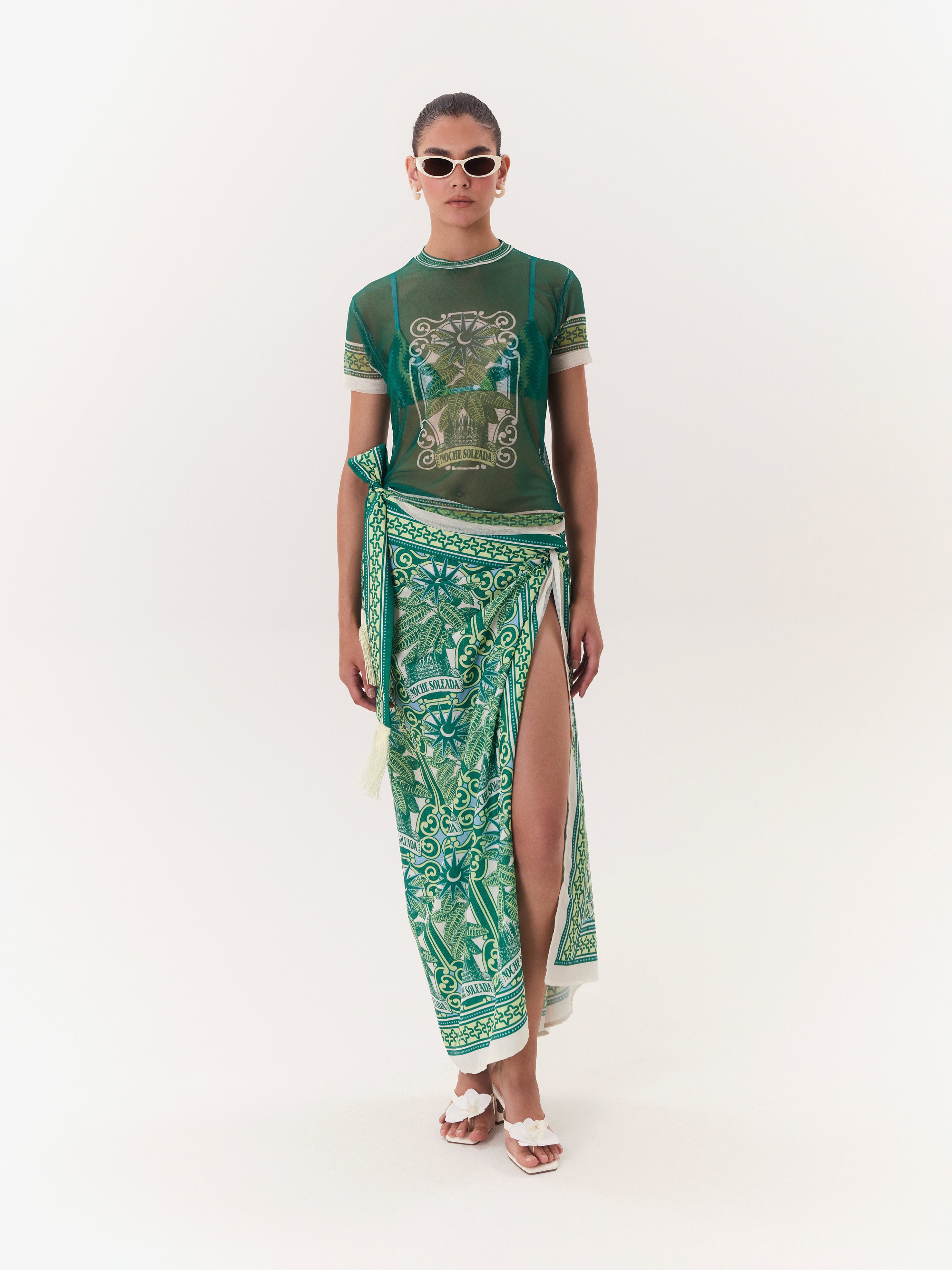 Solar Mesh Top - Green