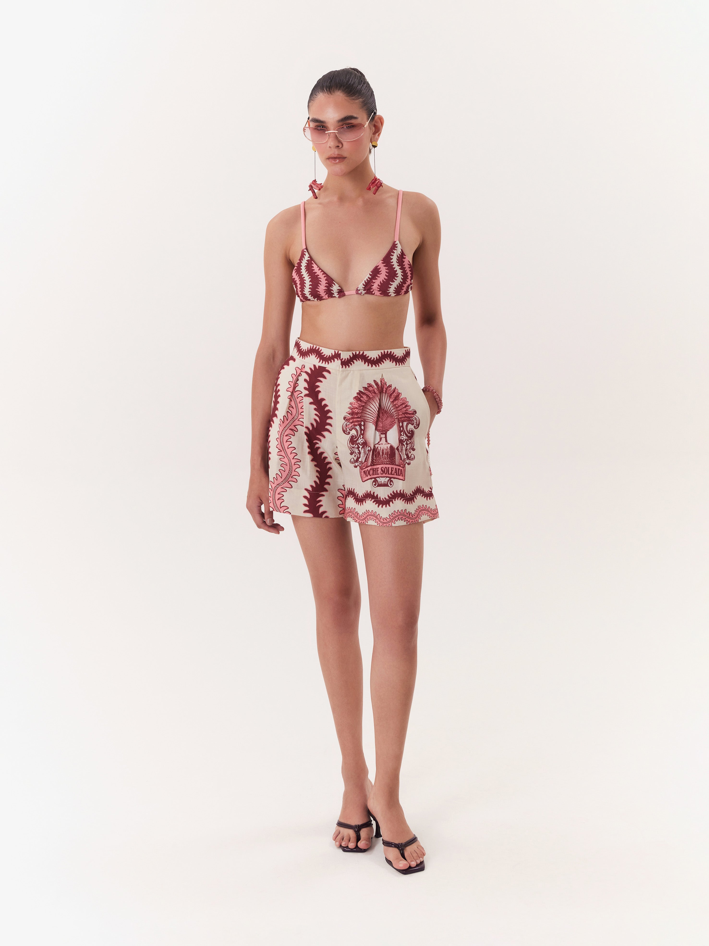 Solar Shorts - Burgundy