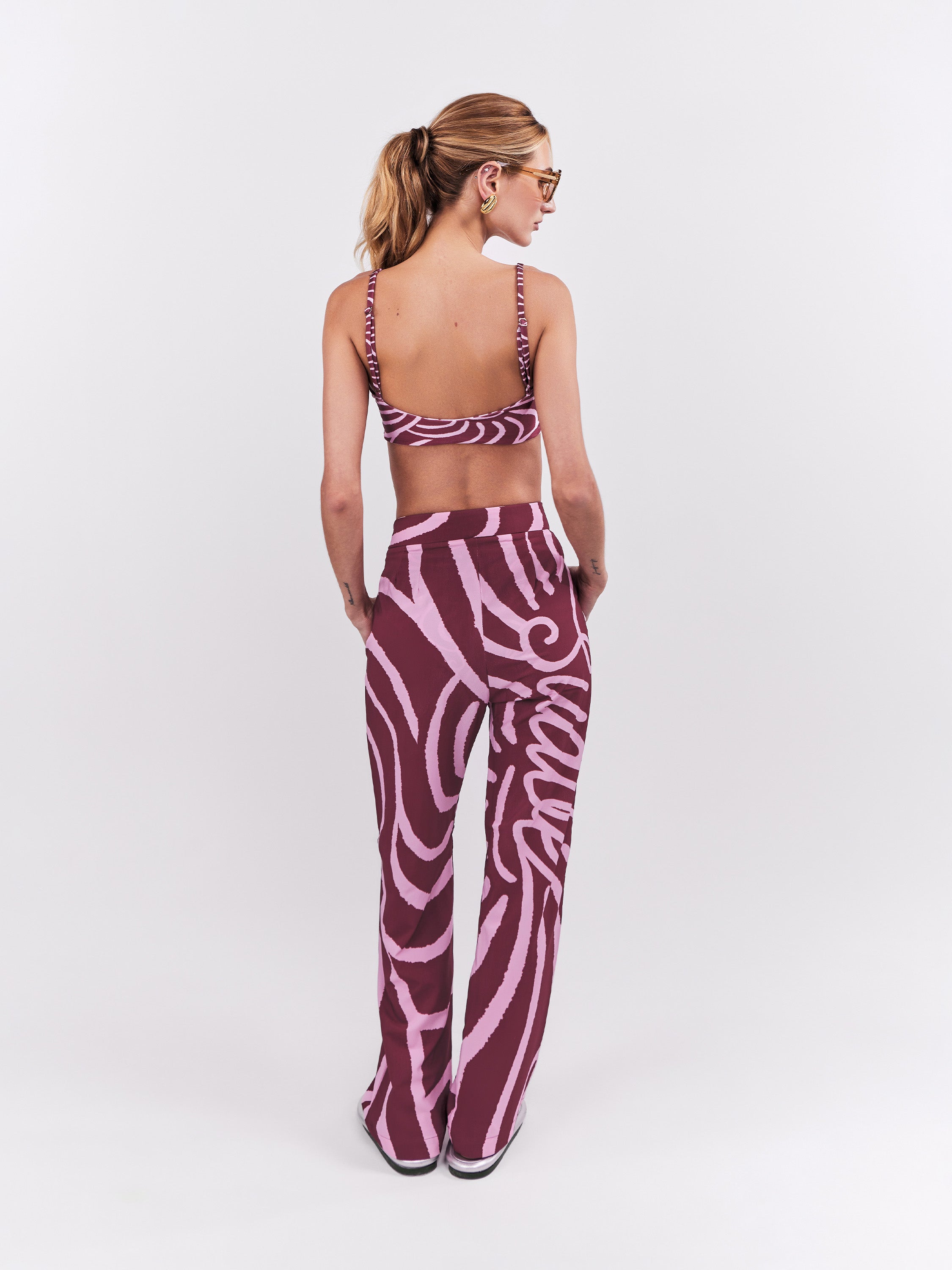Suave Trousers - Magenta