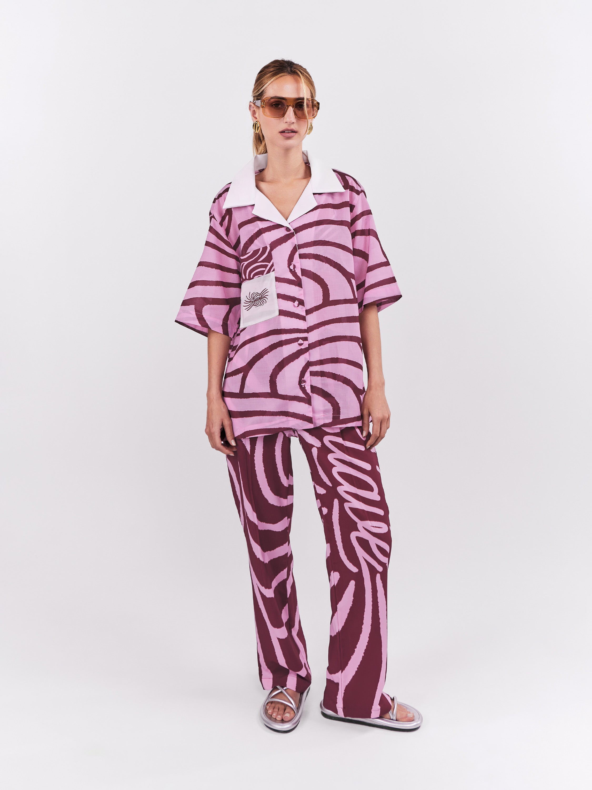 Suave Blouse - Magenta