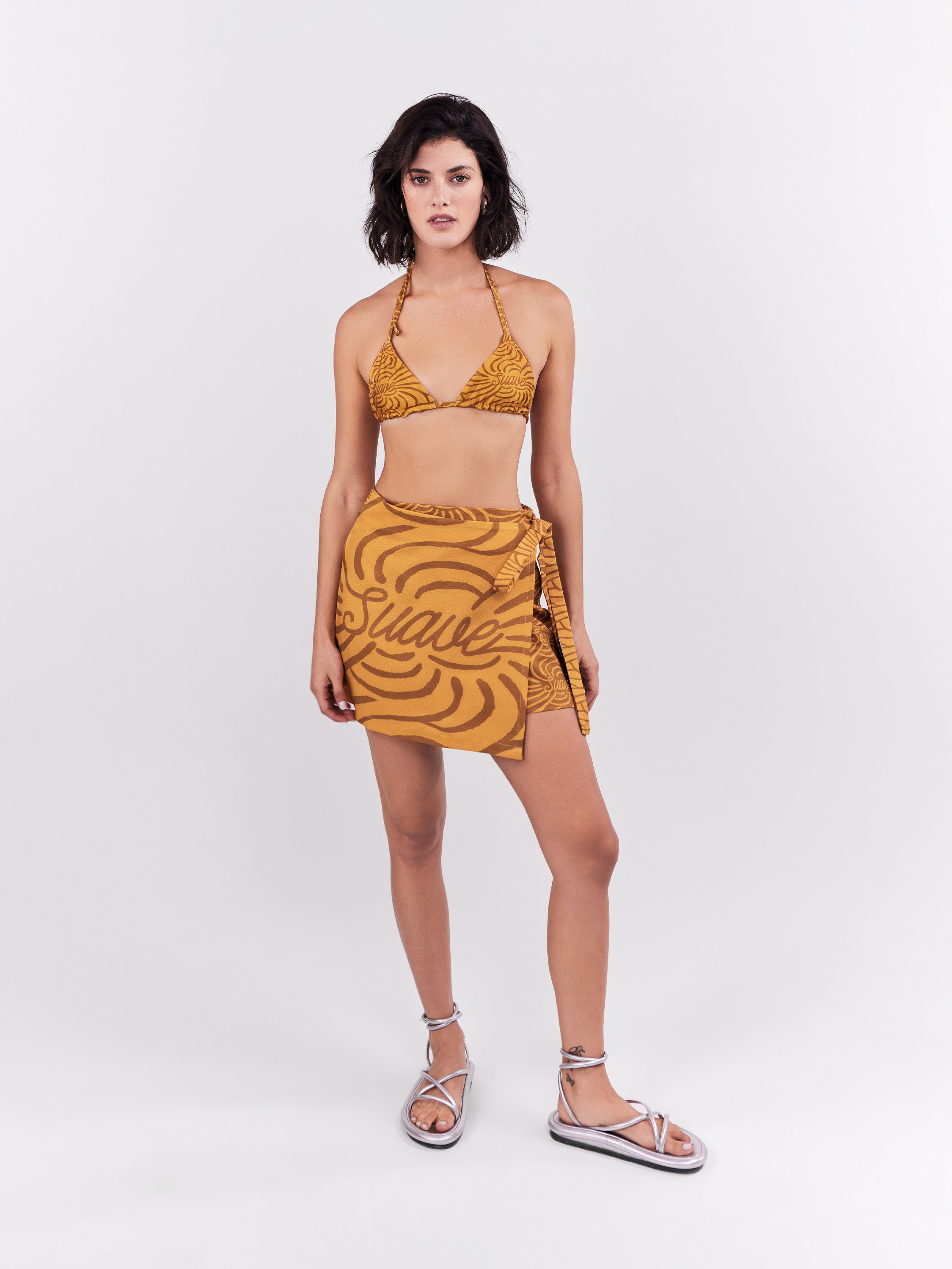 Suave Mini Skirt - Ochre