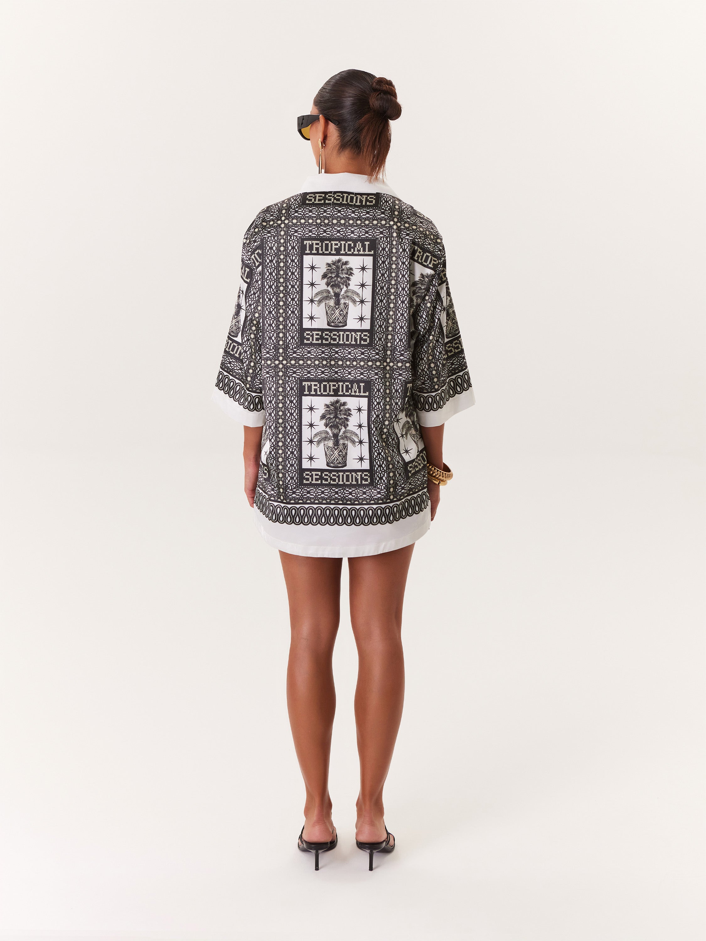 Tropical Blouse - Black