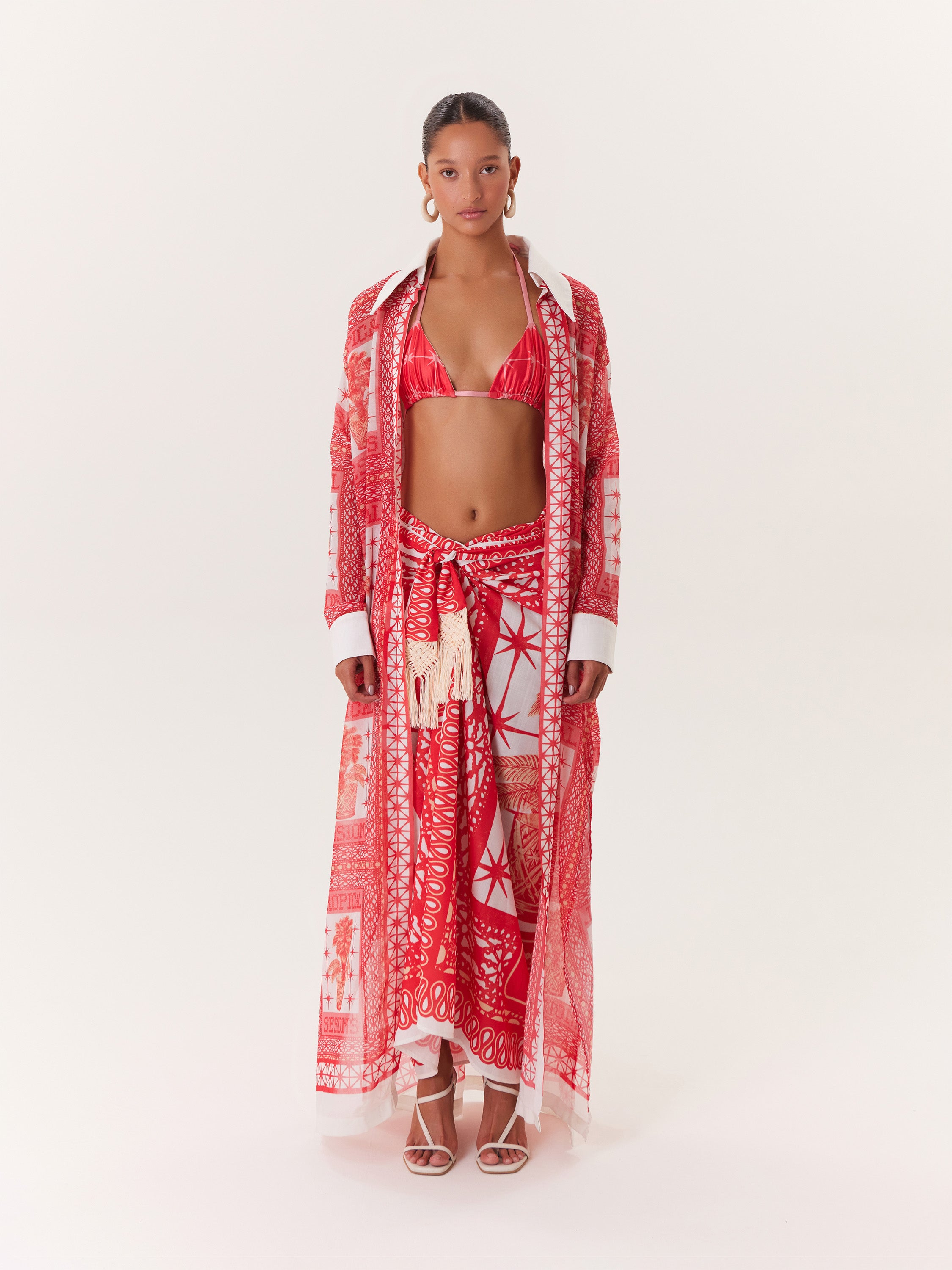 Tropical Kimono - Pink