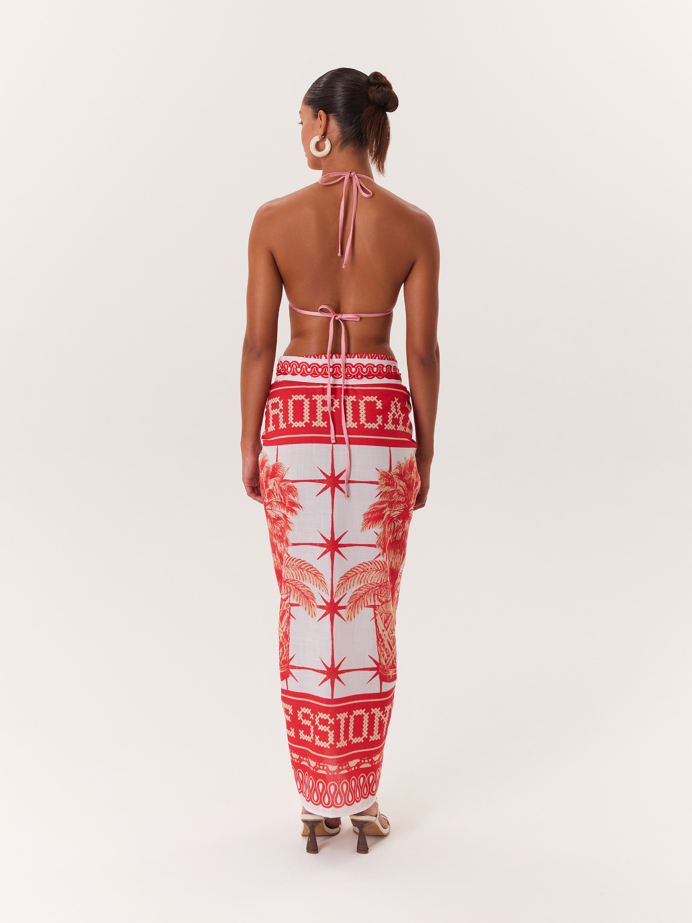 Tropical Sarong/Pareo - Pink