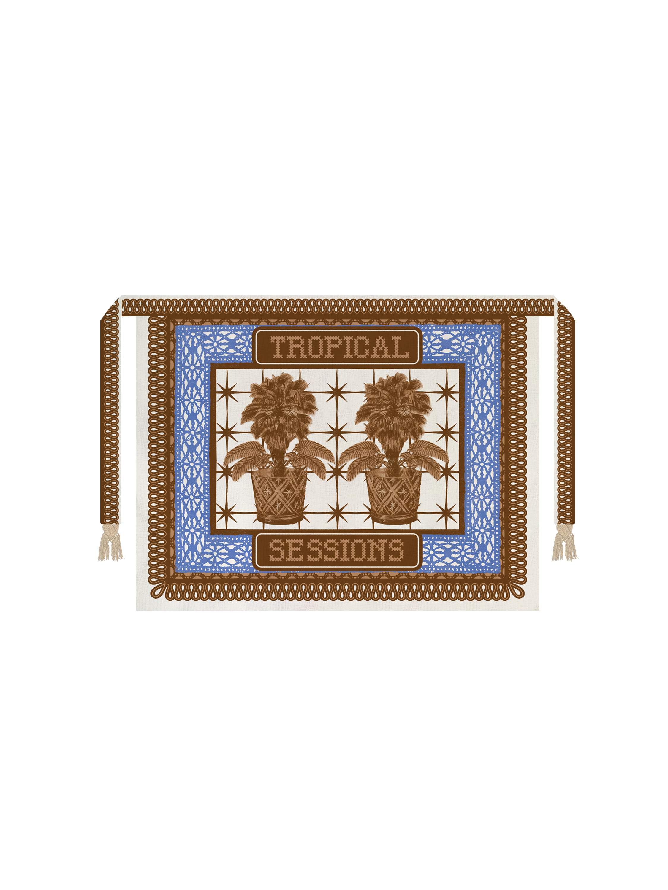 Tropical Sarong/Pareo - Blue