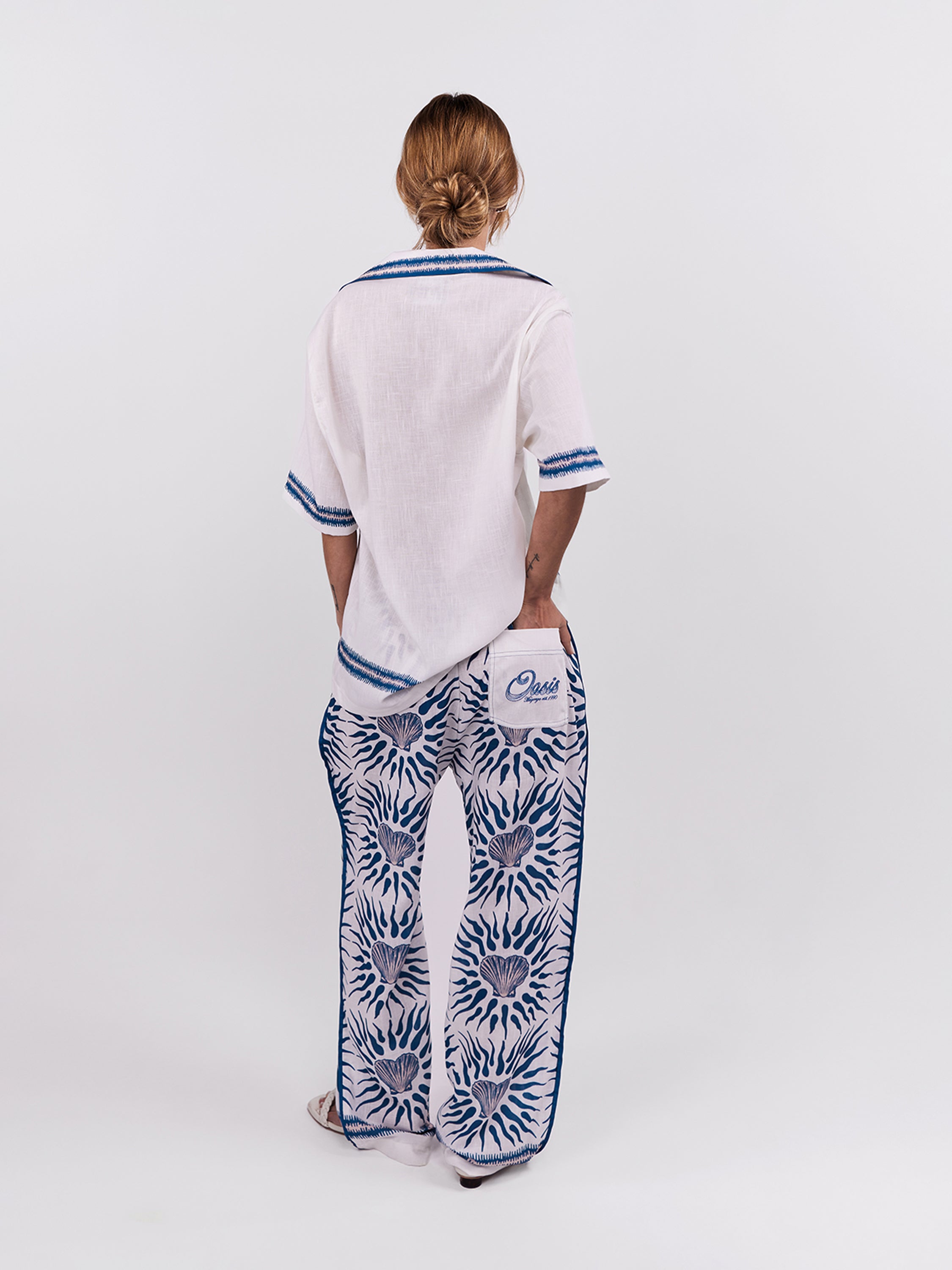 Oasis Trousers - Blue