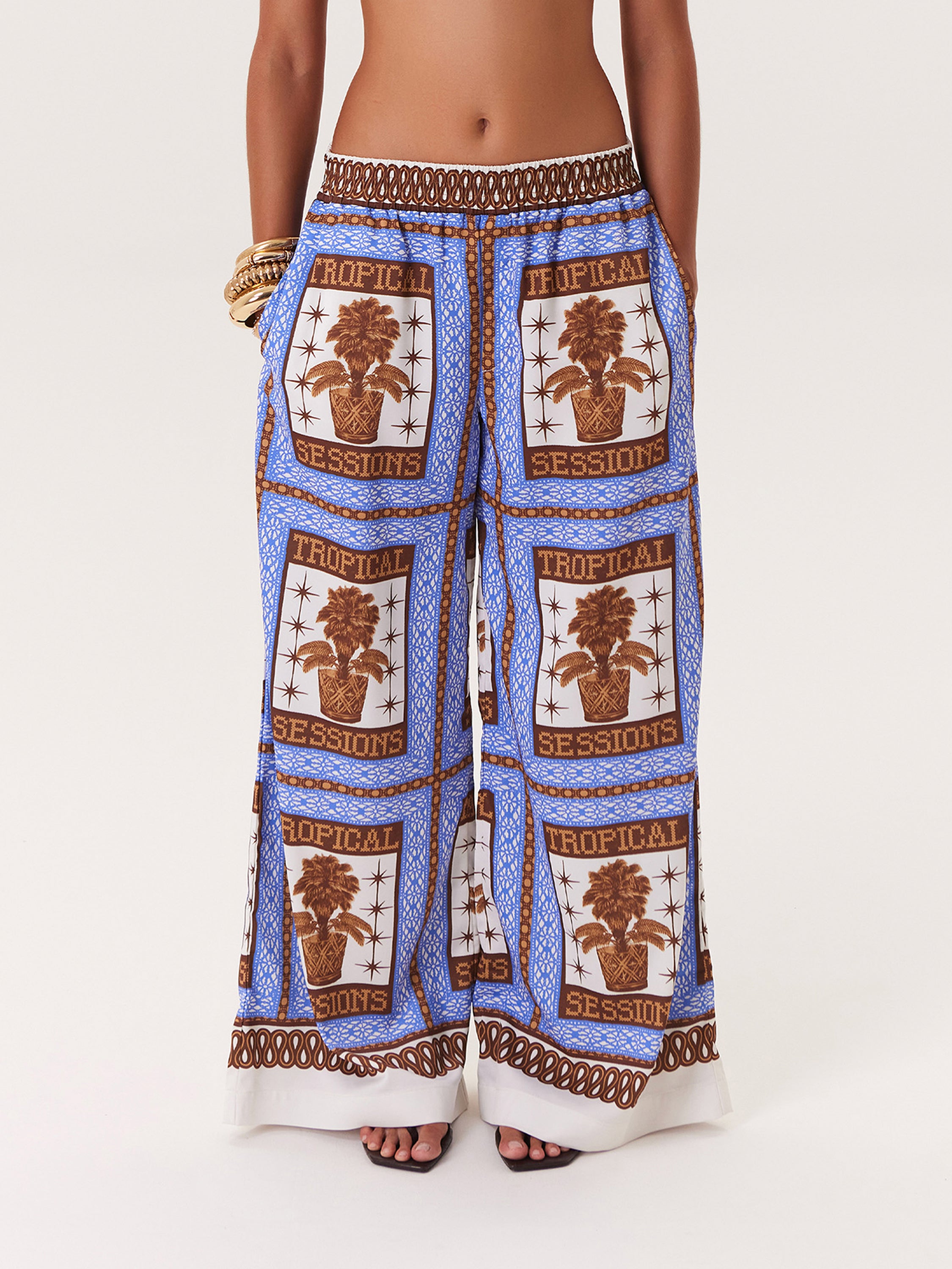 Tropical Trousers - Blue
