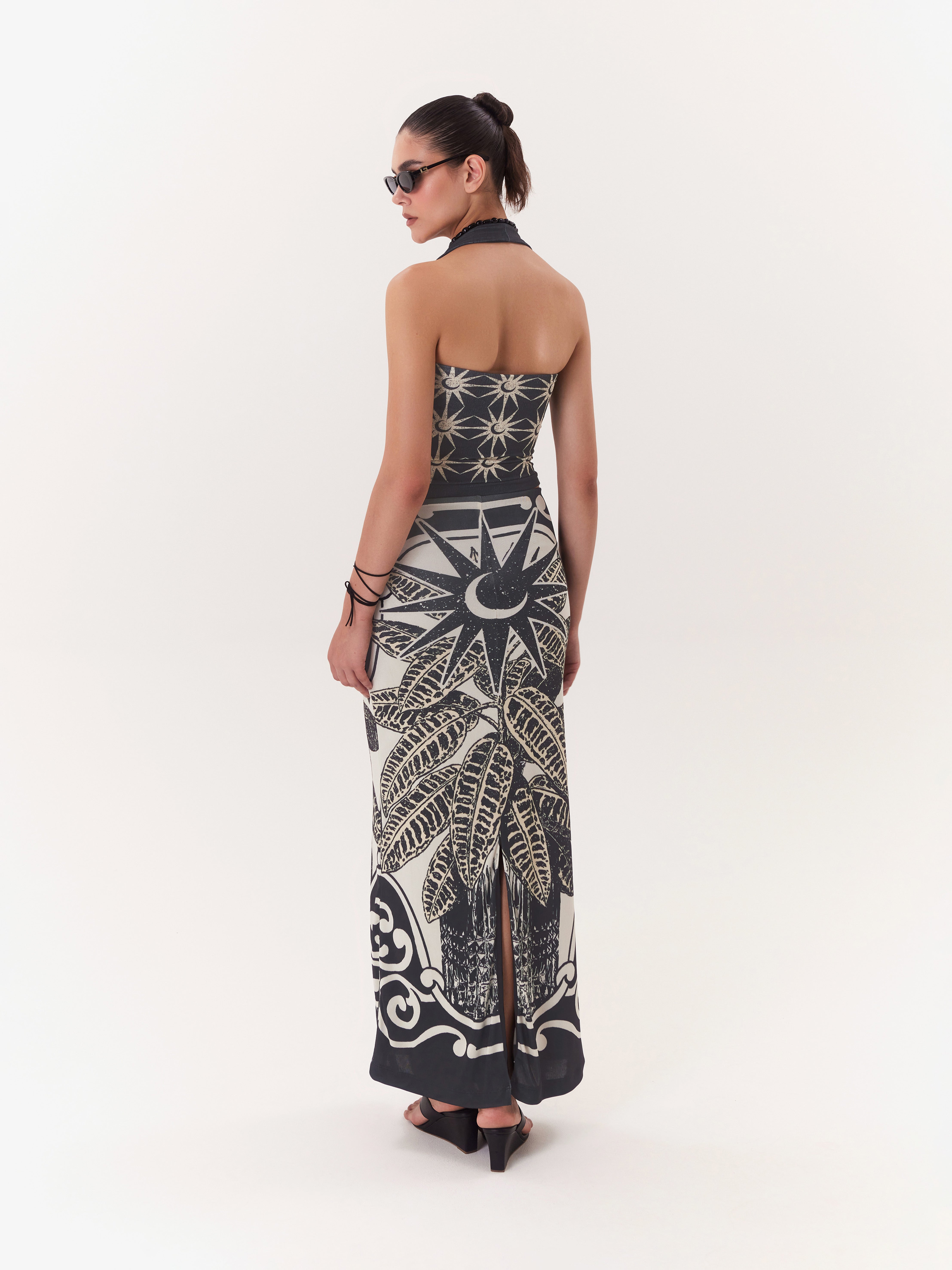 Solar Maxi Skirt - Black