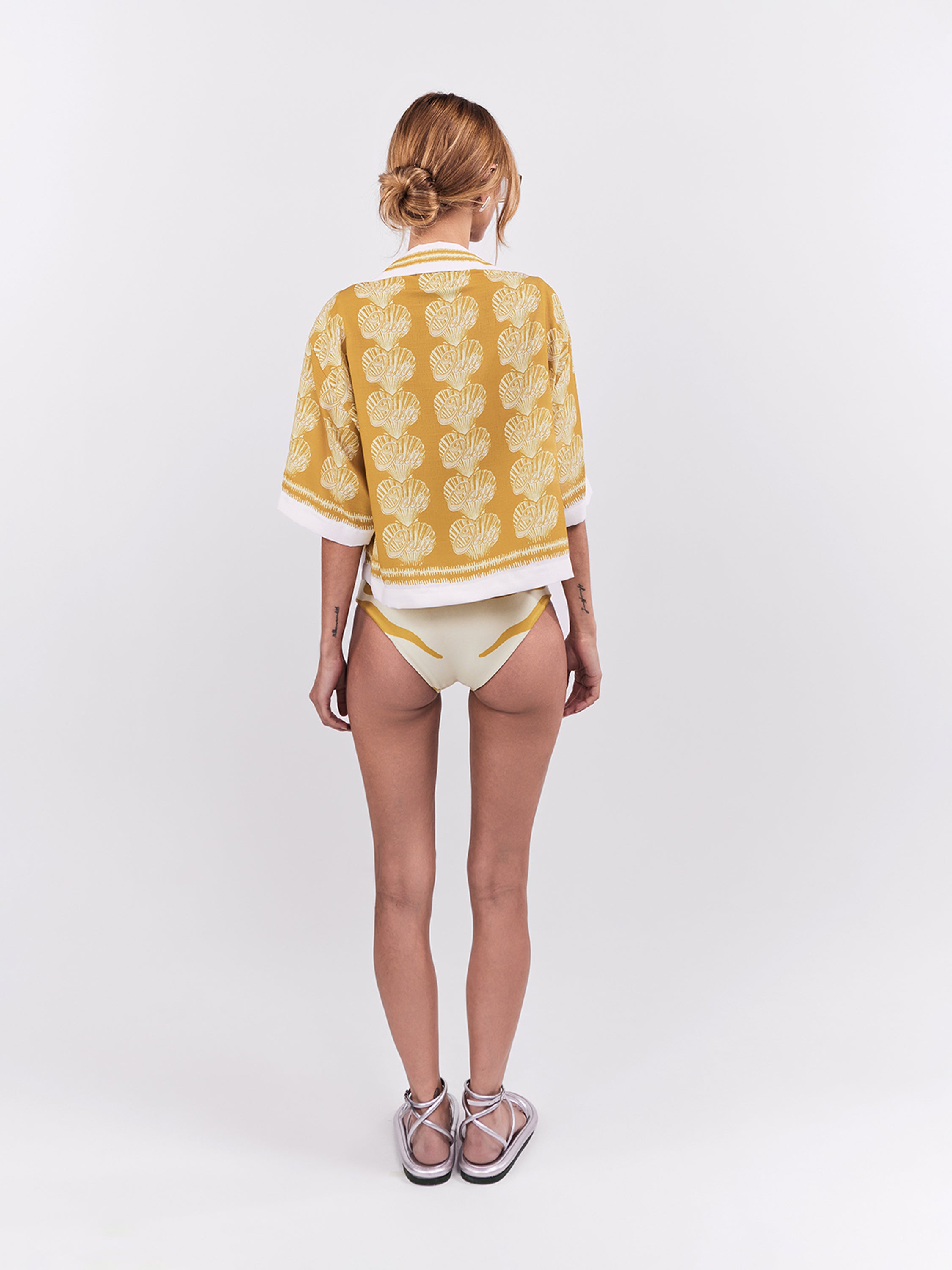 Oasis Mini Blouse - Ochre
