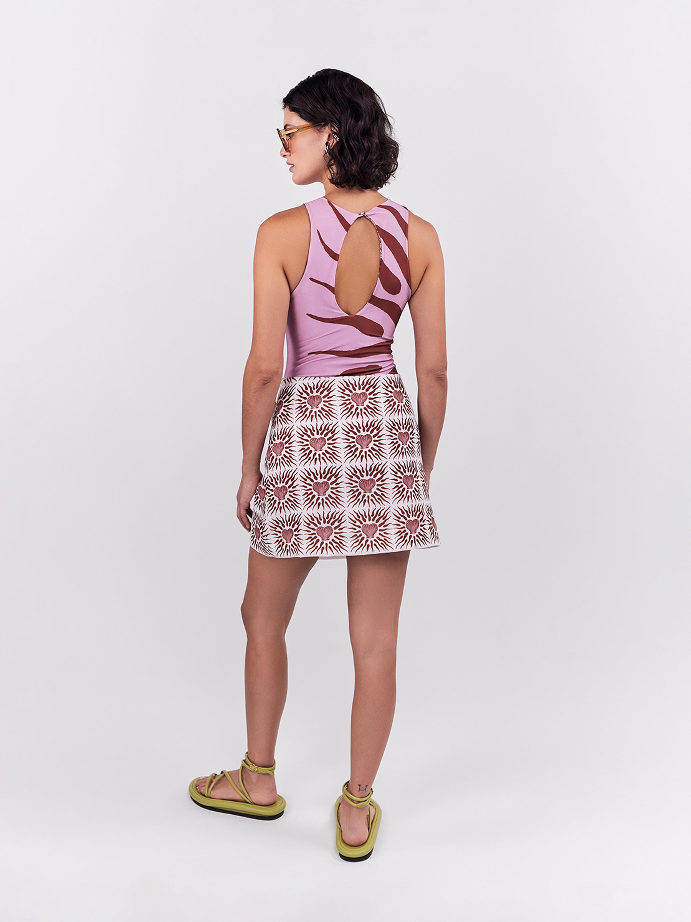 Oasis Mini Skirt - Terracota