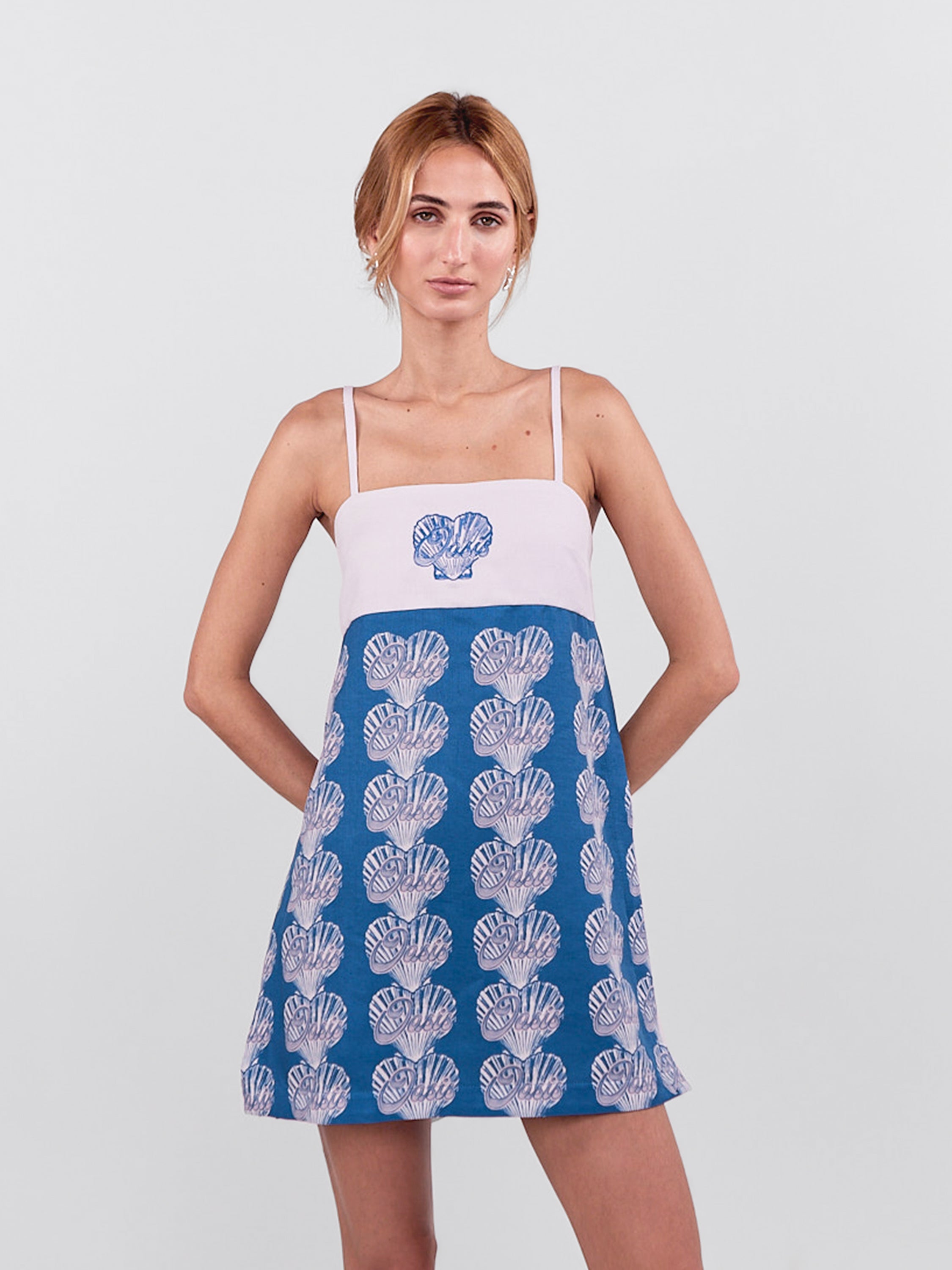 Oasis Mini Dress - Blue