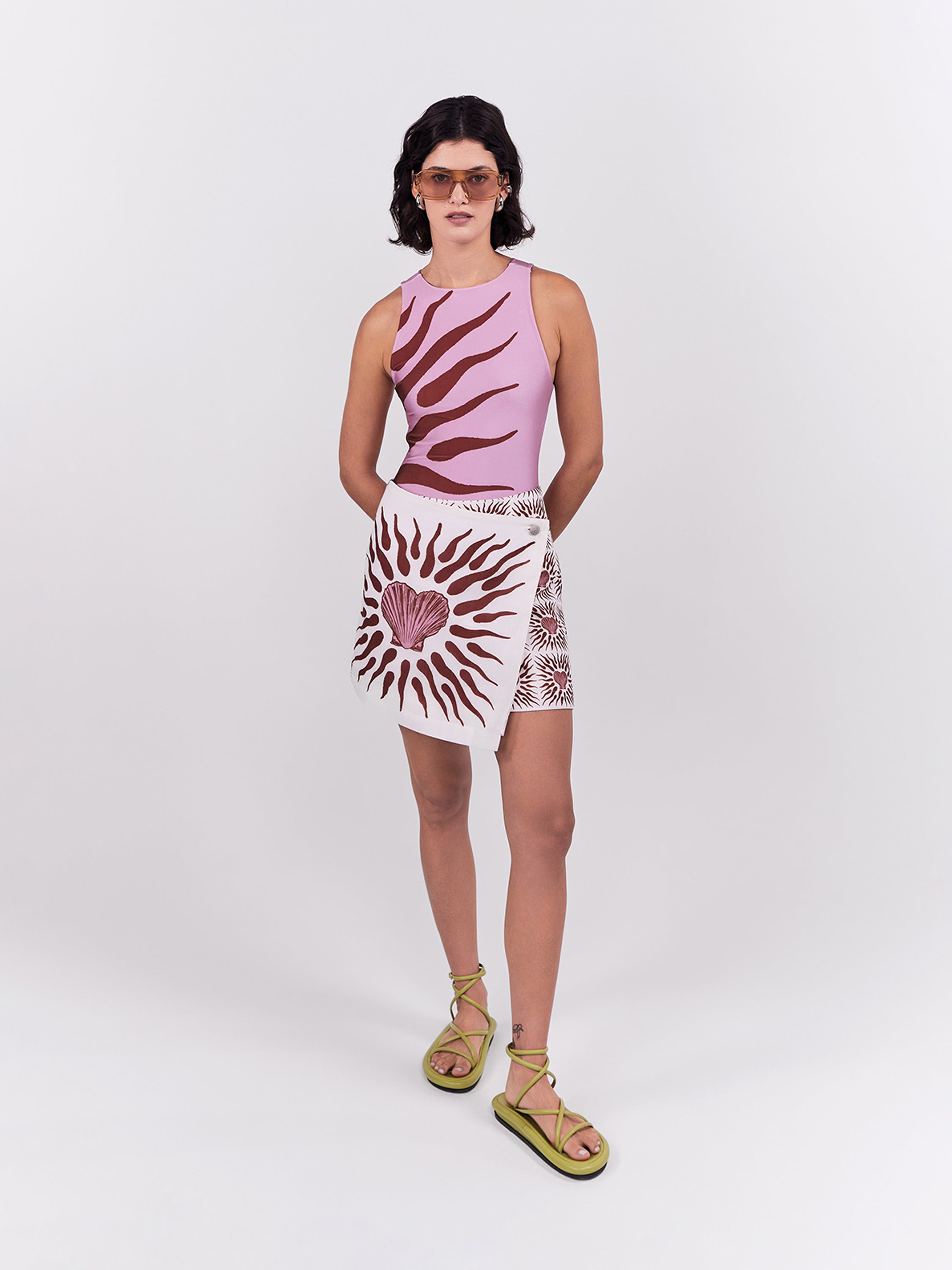 Oasis Mini Skirt - Terracota