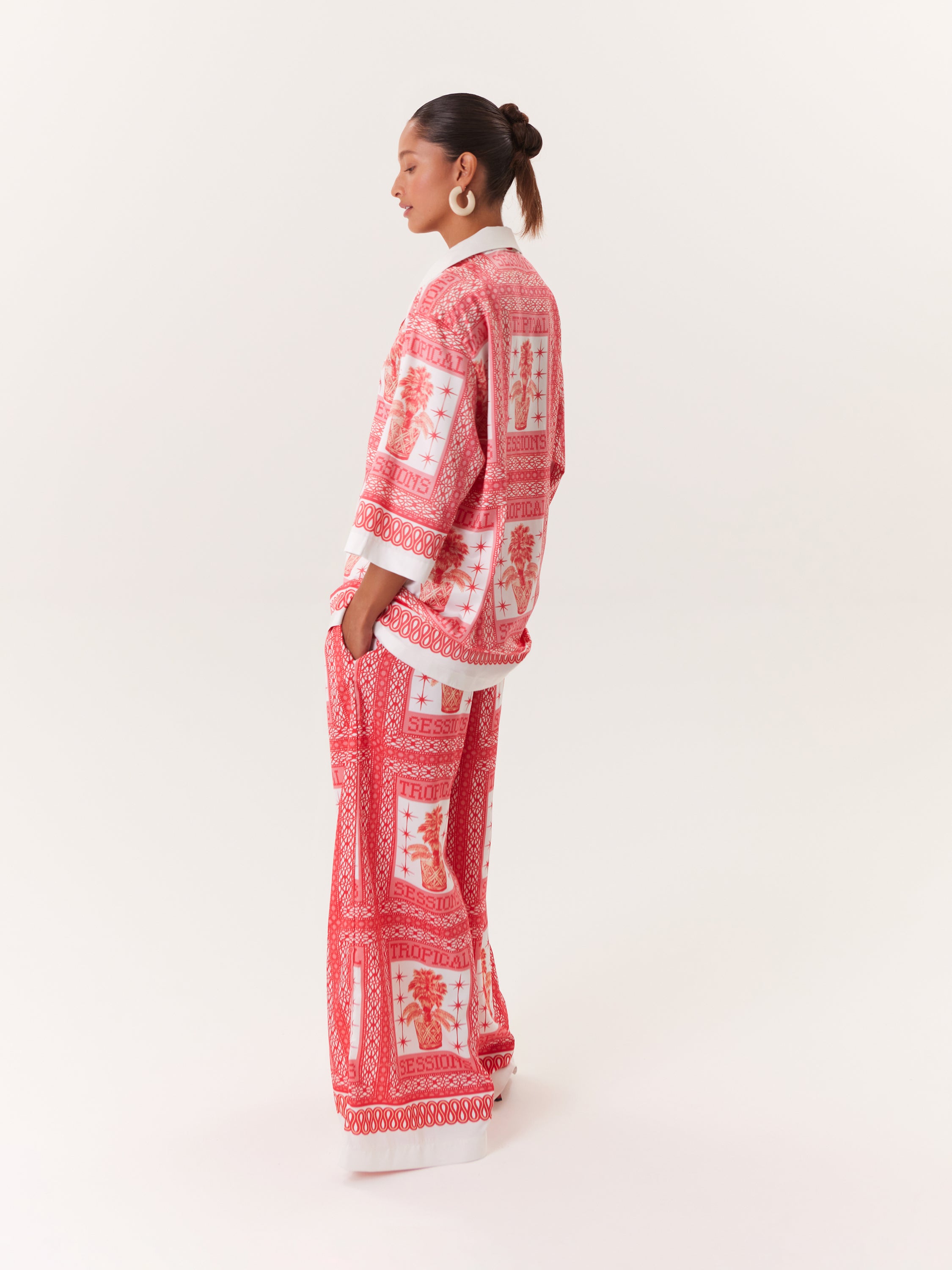 Tropical Trousers - Pink