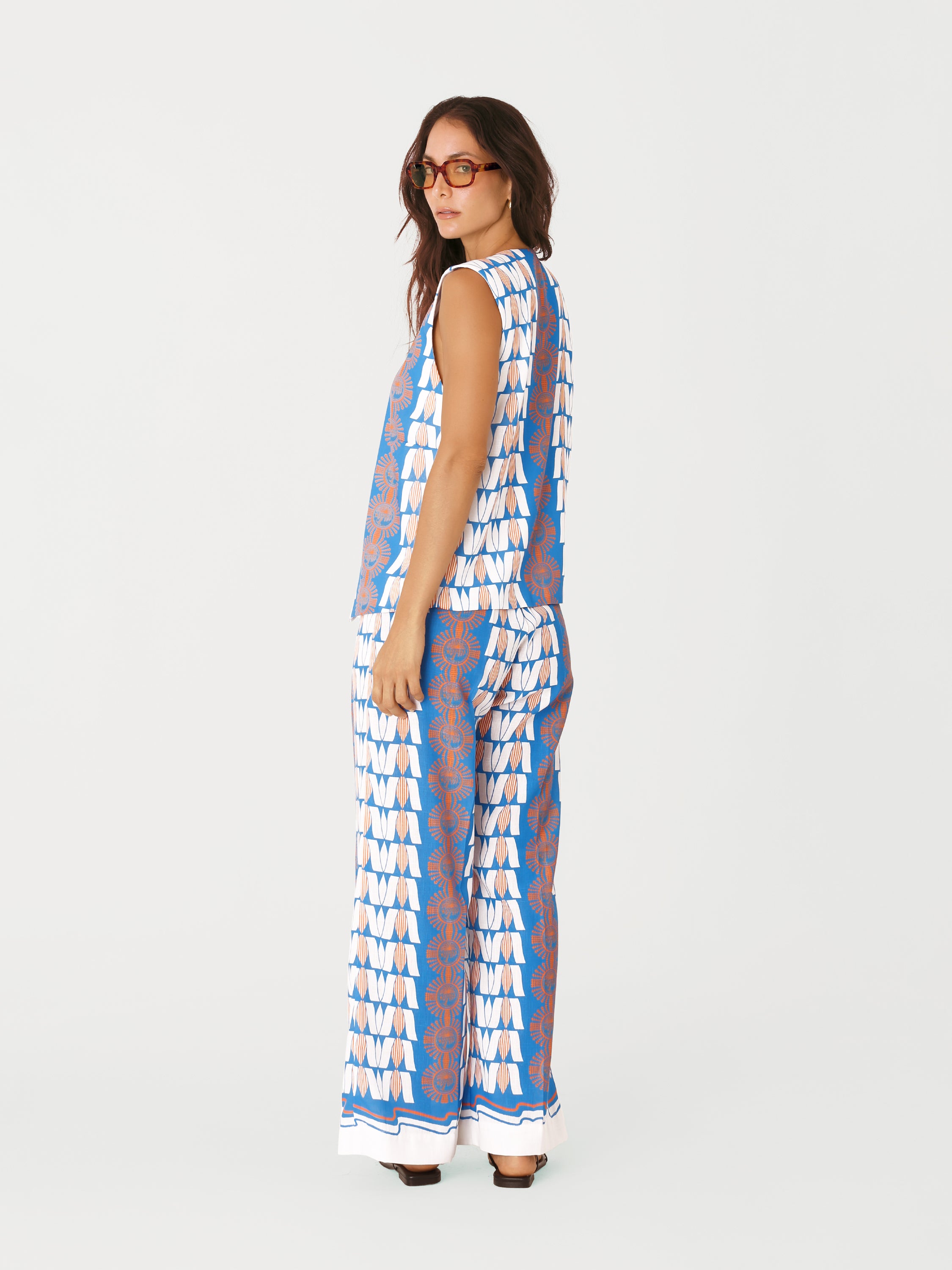 Records Trousers - Blue