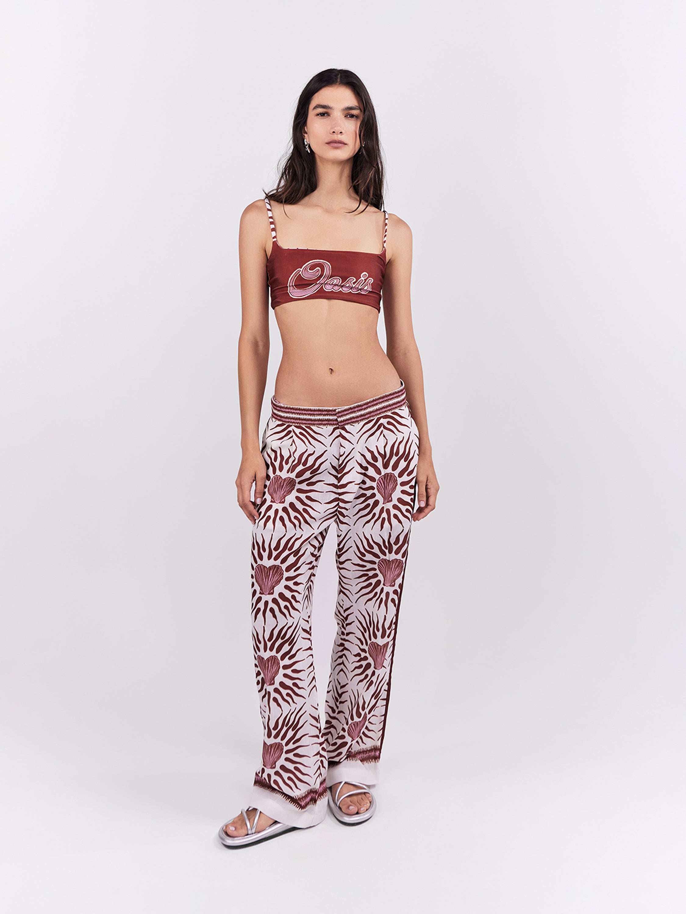 Oasis Trousers - Terracotta