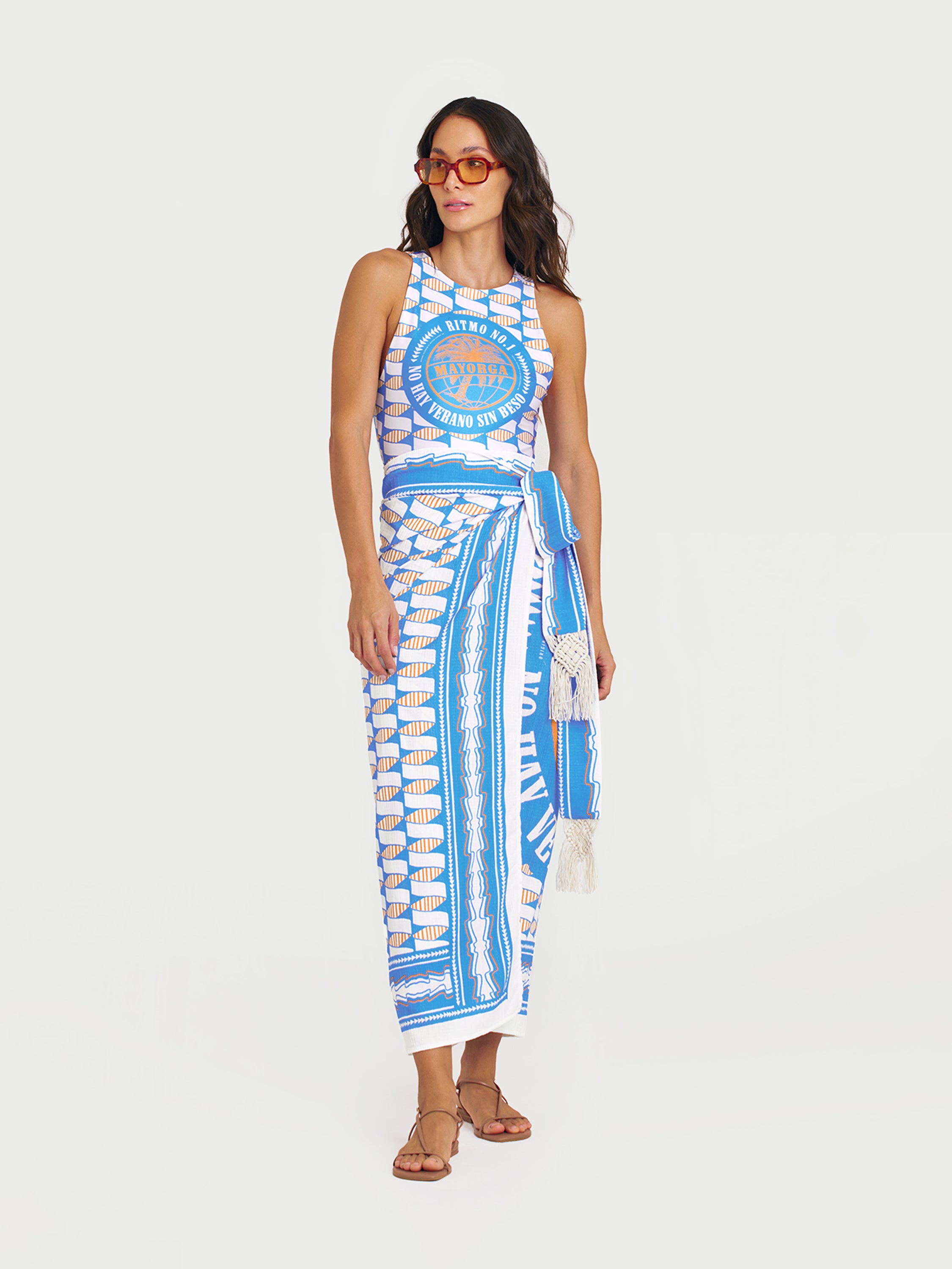Mayorga Records Sarong/Pareo - Blue