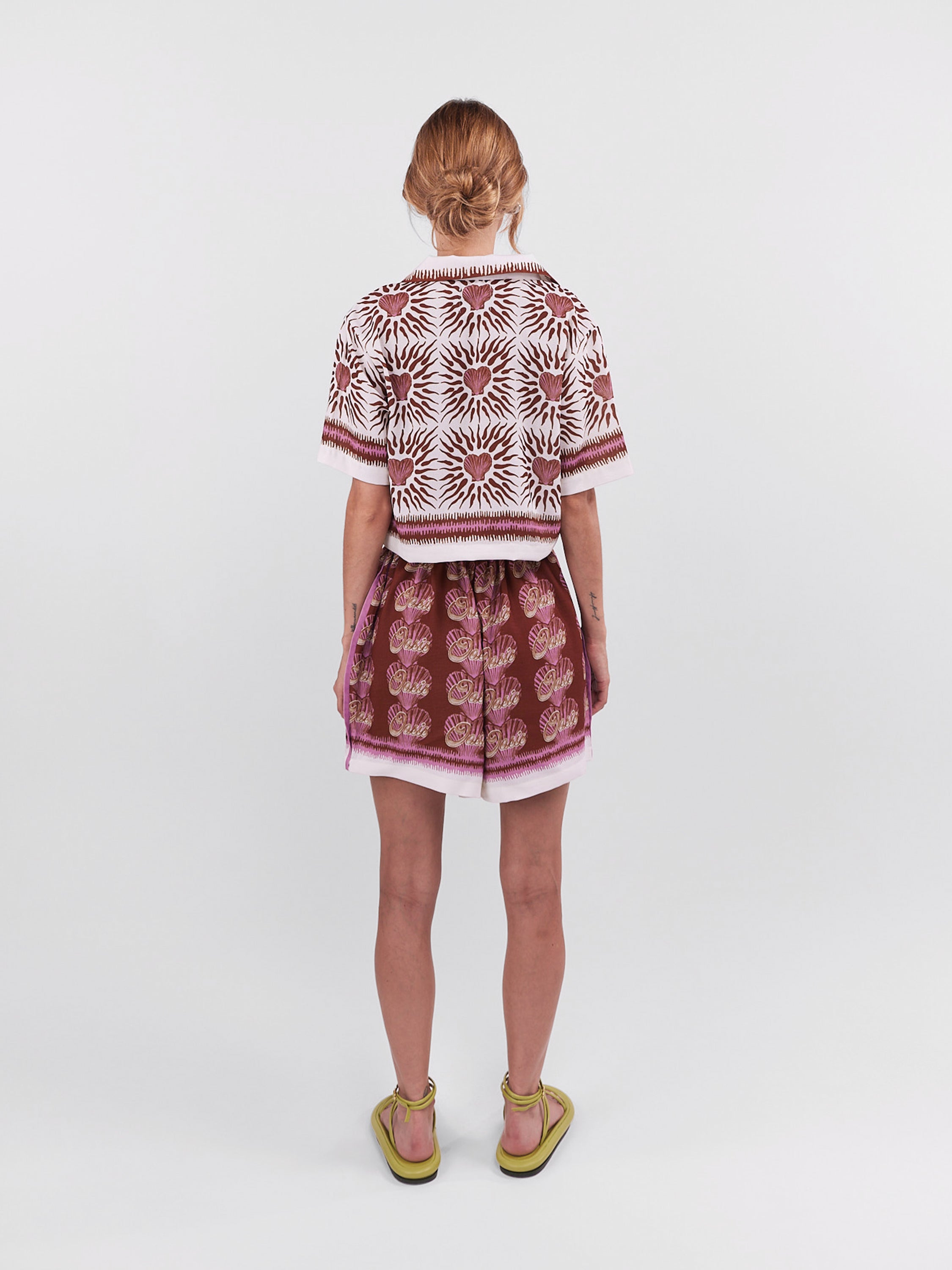 Oasis Cropped Polo - Terracotta