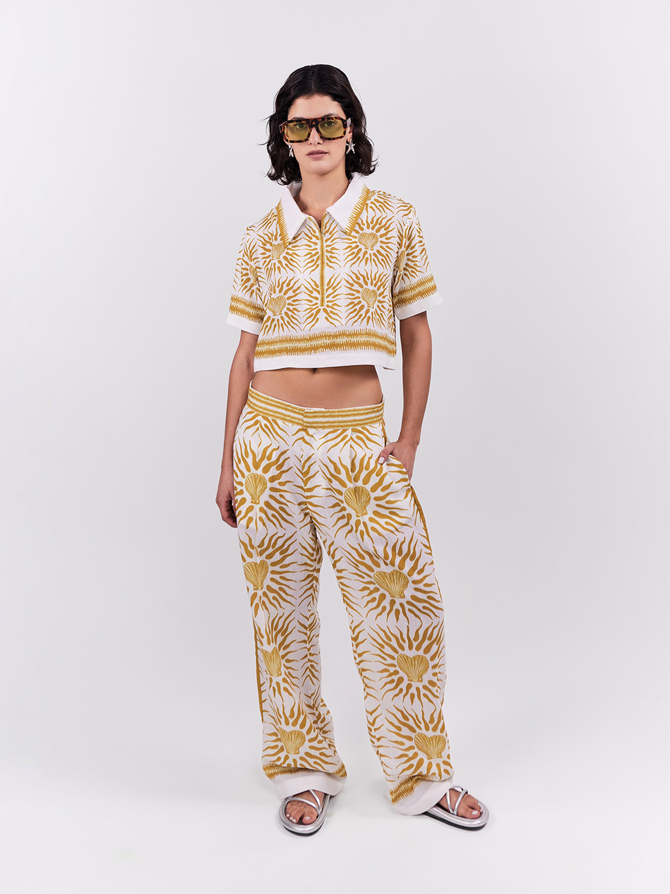 Oasis Trousers - Ochre