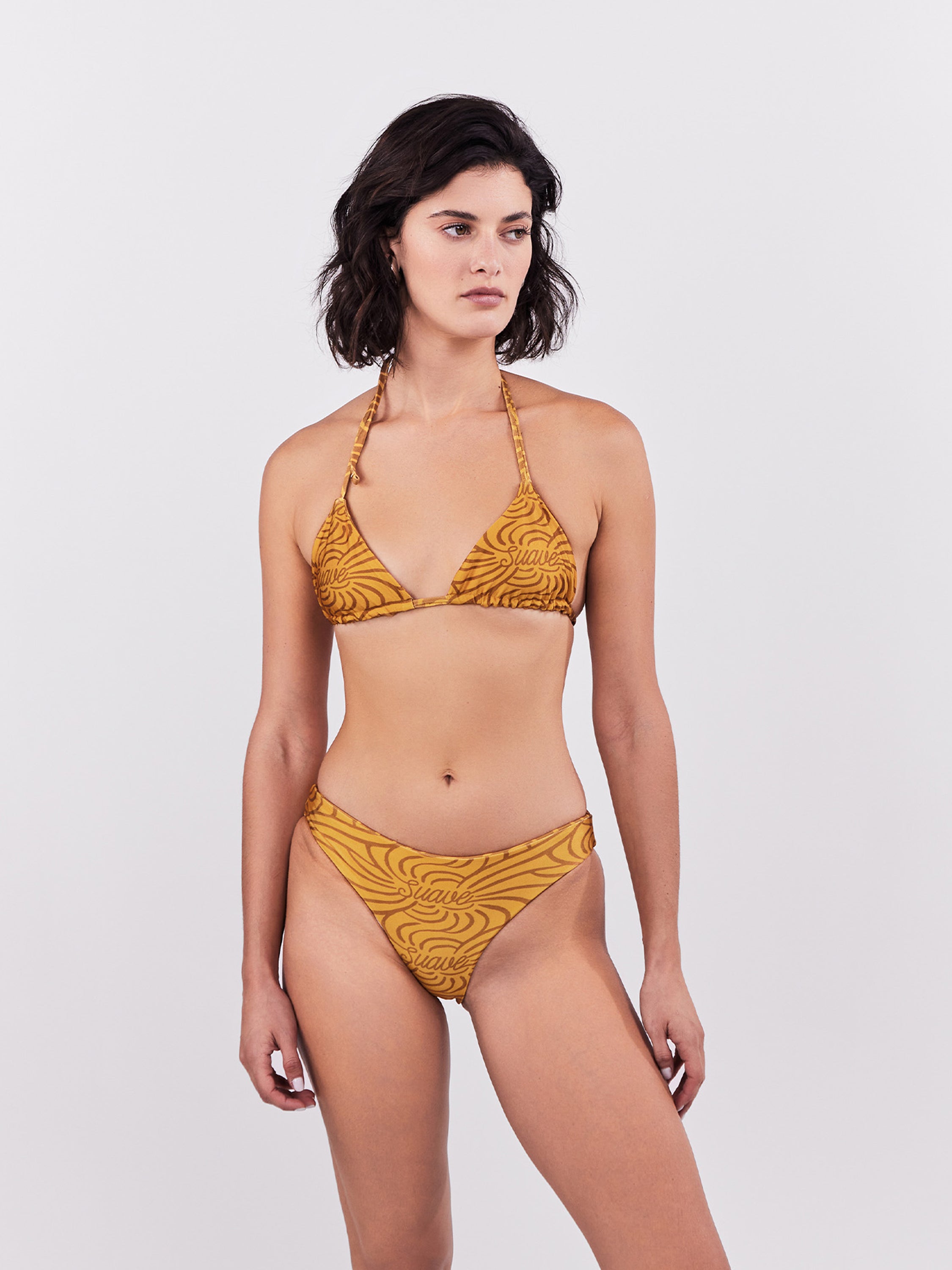Suave Bikini Bottom- Ochre