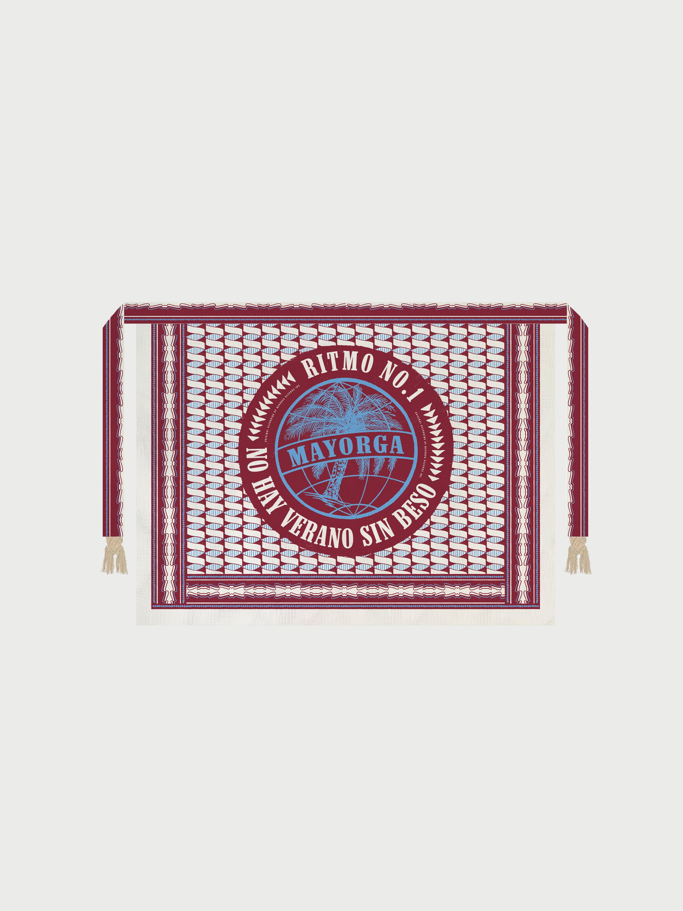 Mayorga Records Sarong/Pareo - Burgundy