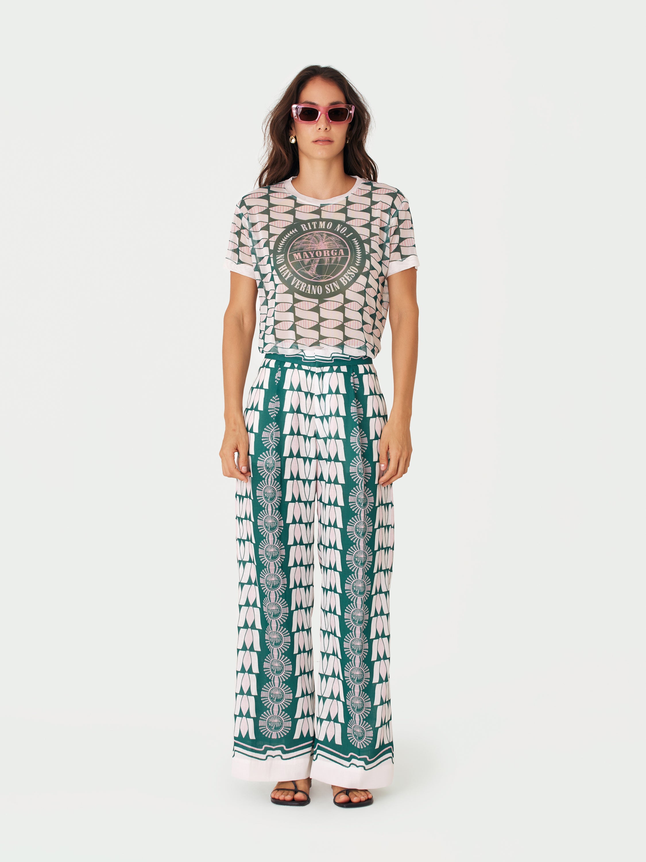 Records Trousers - Green