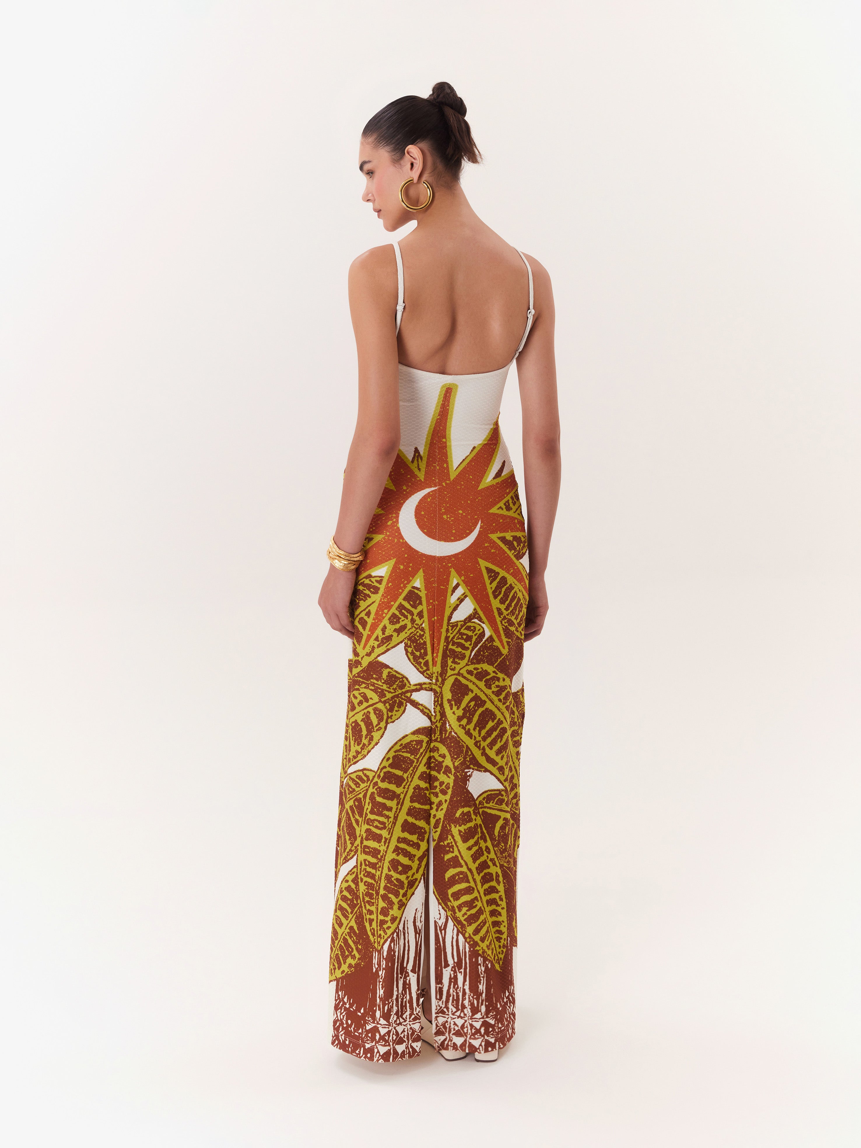 Solar Maxi Dress - Brown