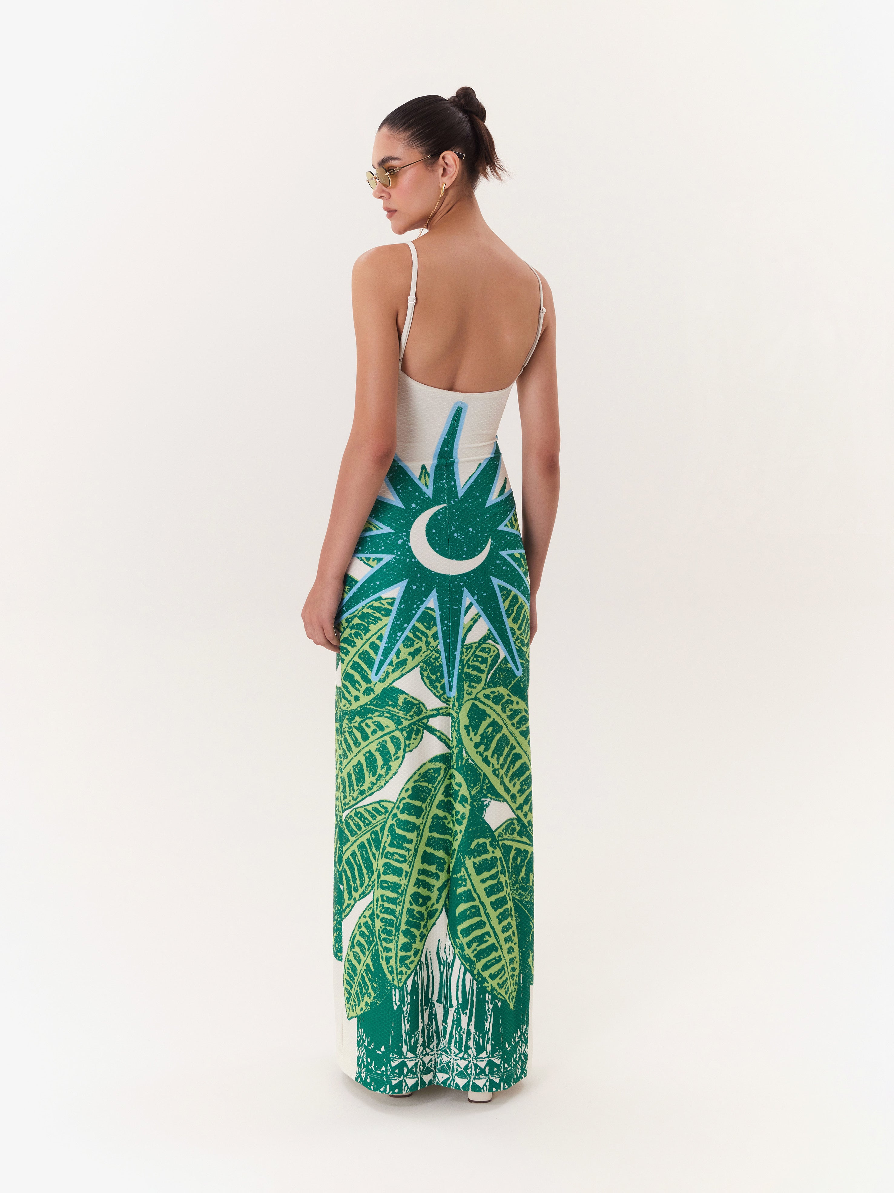 Solar Maxi Dress - Green