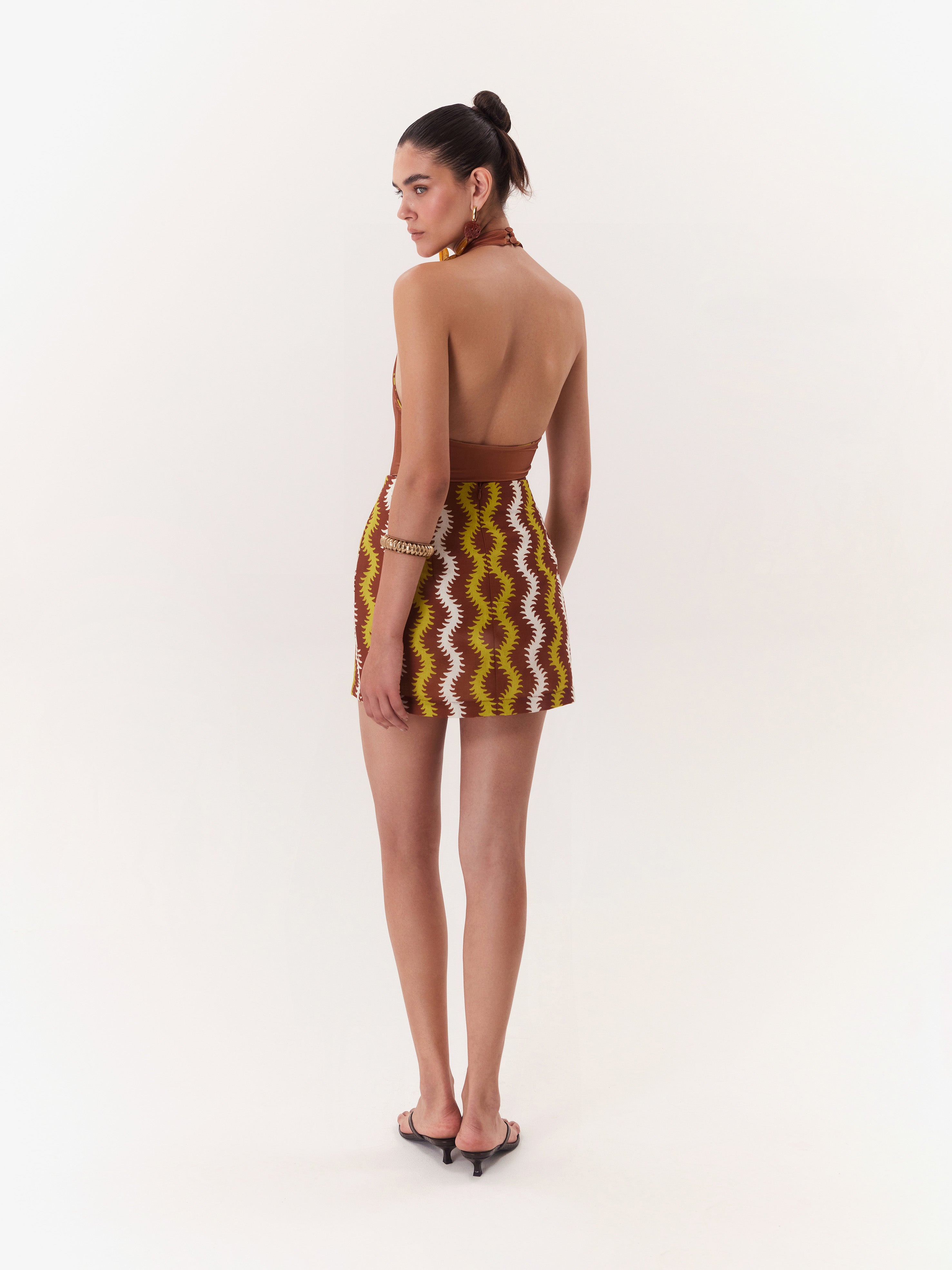 Solar Mini Skirt - Brown