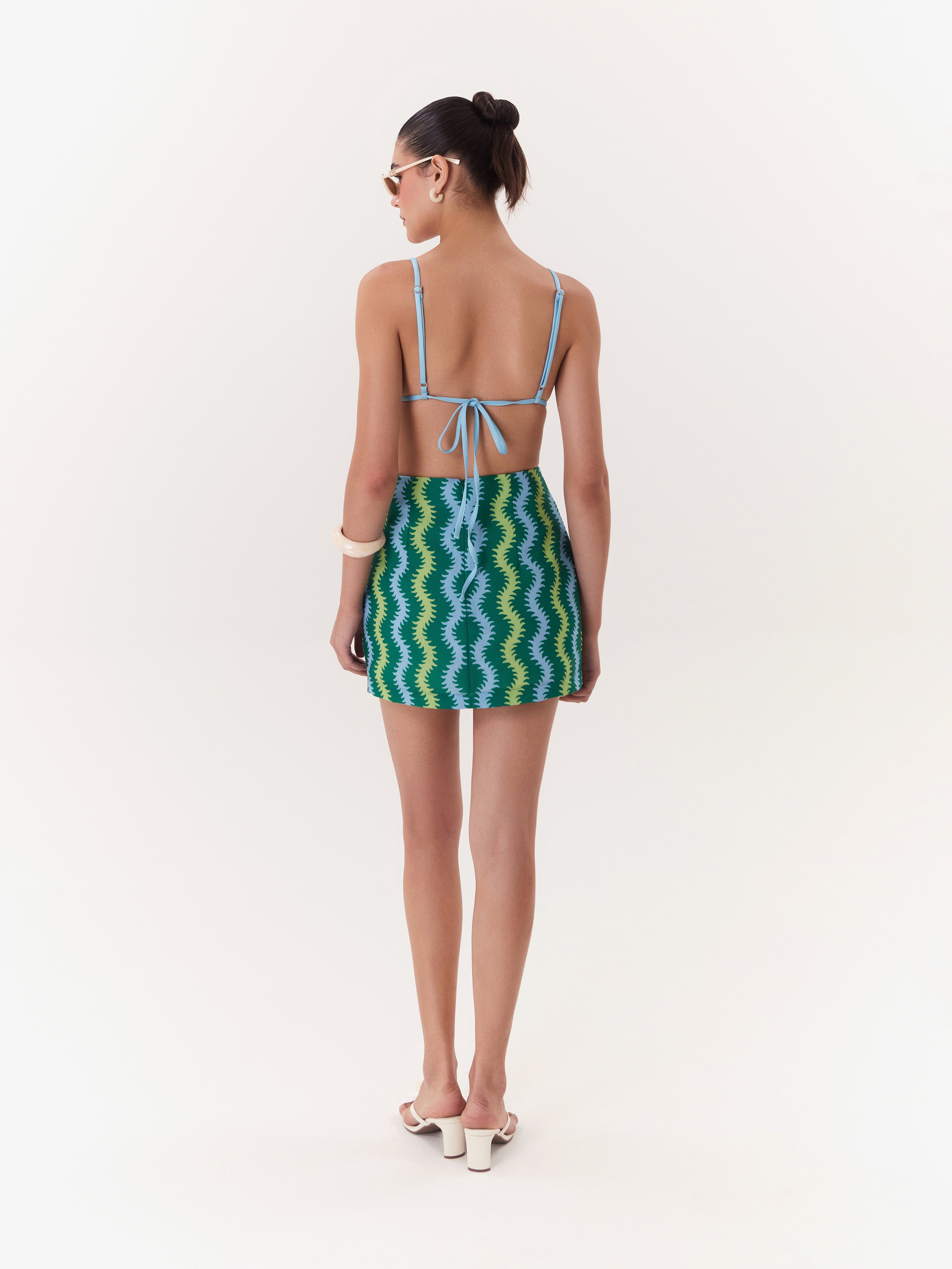 Solar Mini Skirt - Green