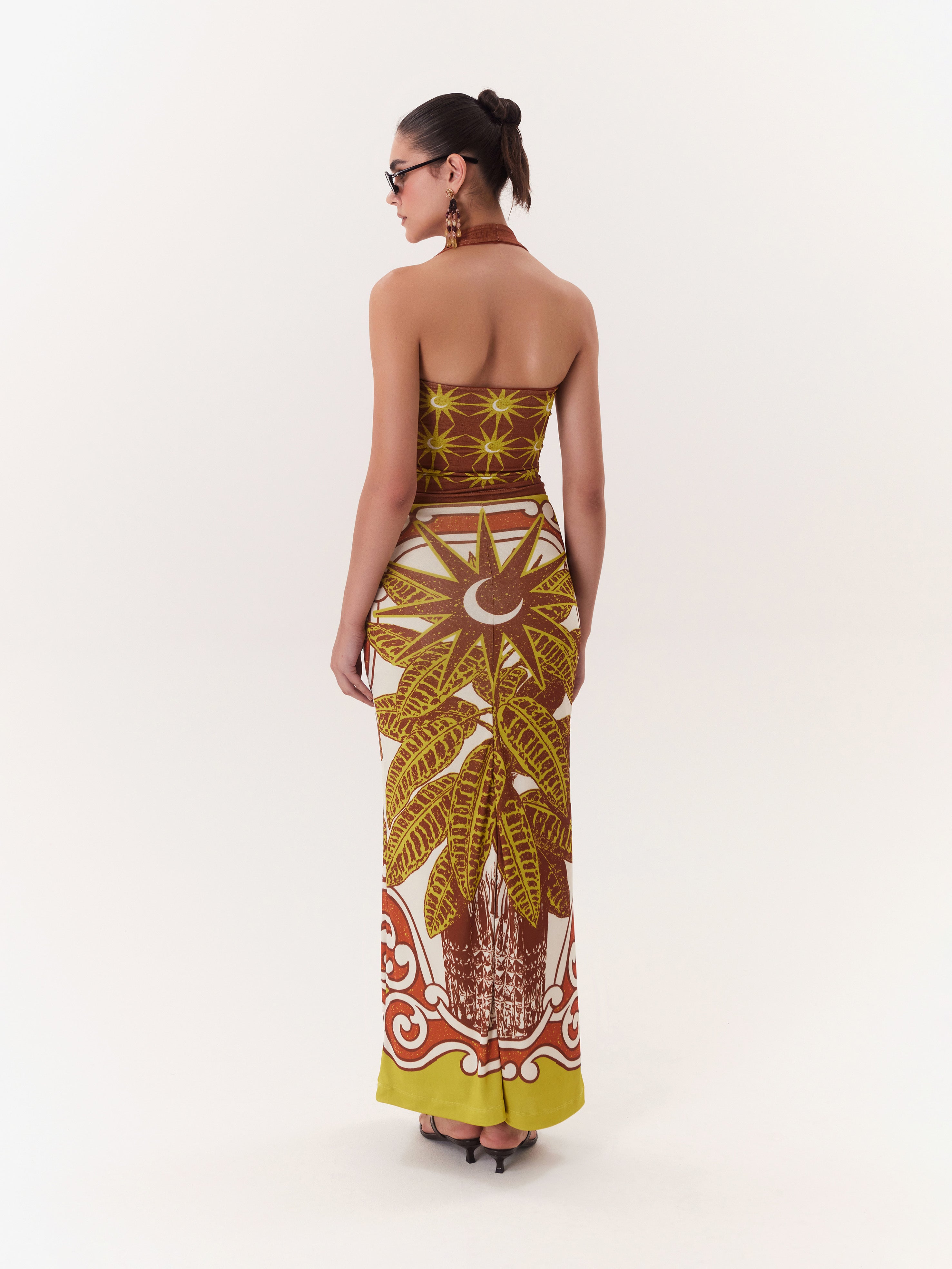 Solar Maxi Skirt - Brown