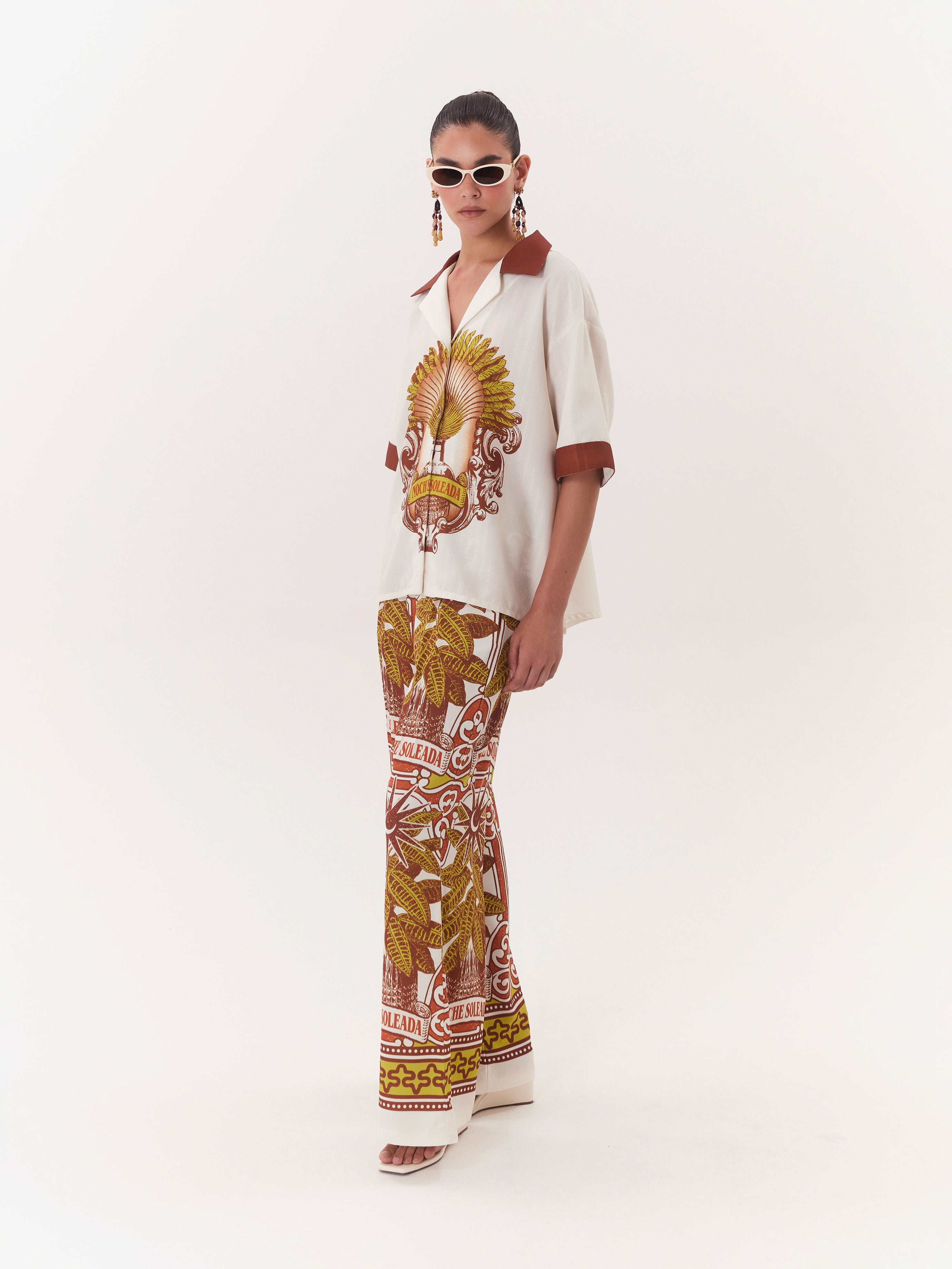 Solar Blouse - Brown