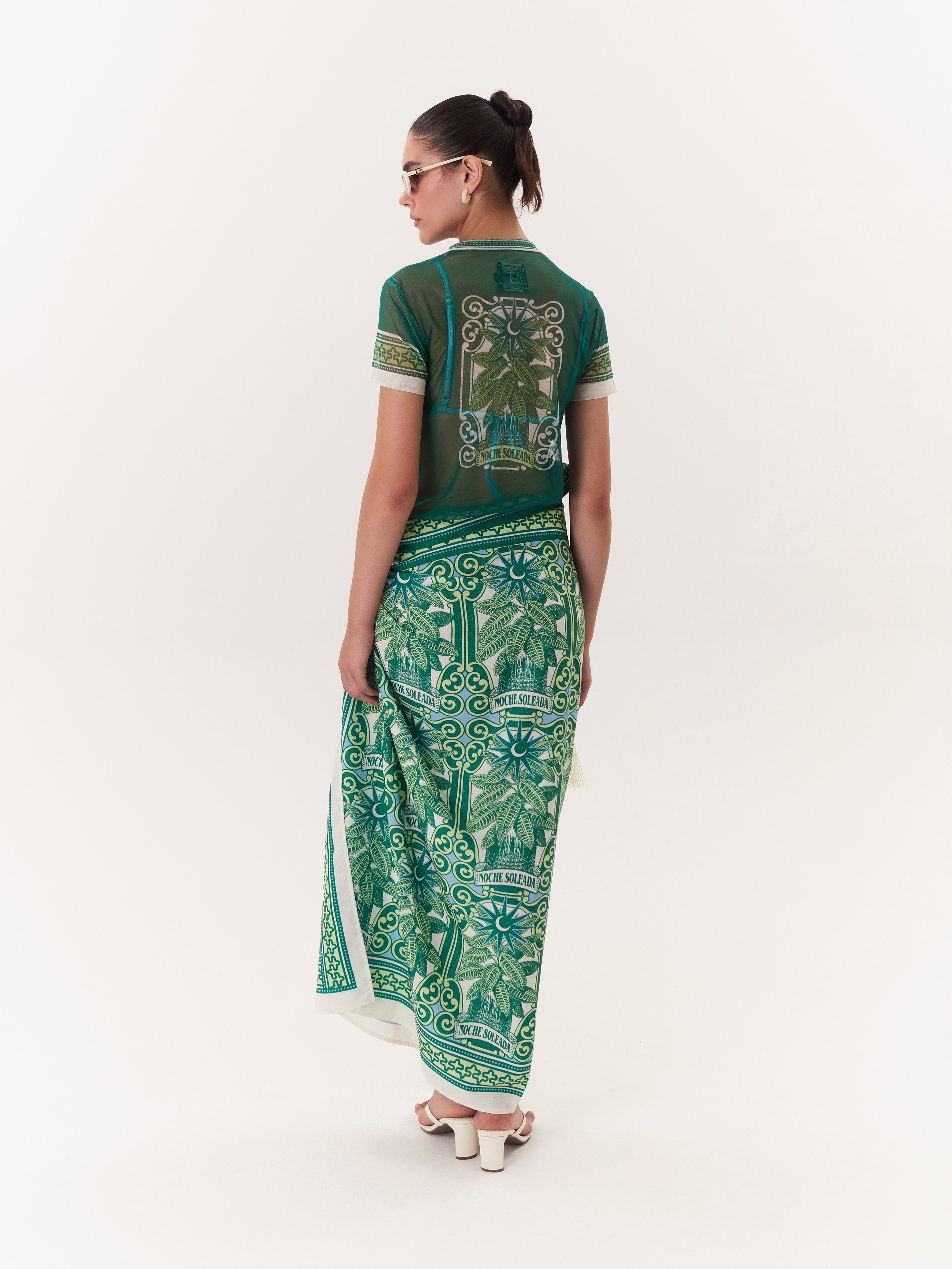 Solar Mesh Top - Green