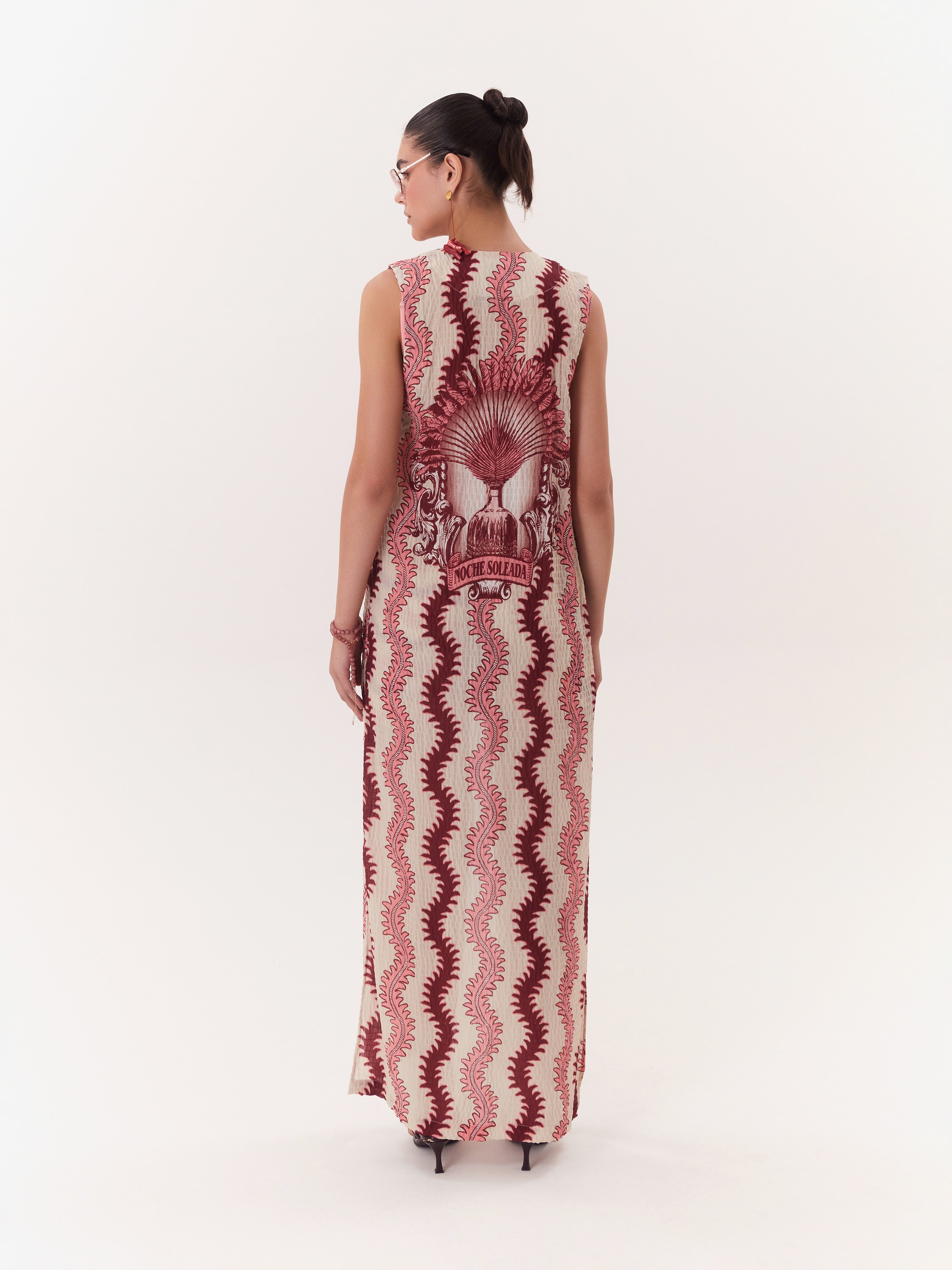 Solar Kimono - Burgundy