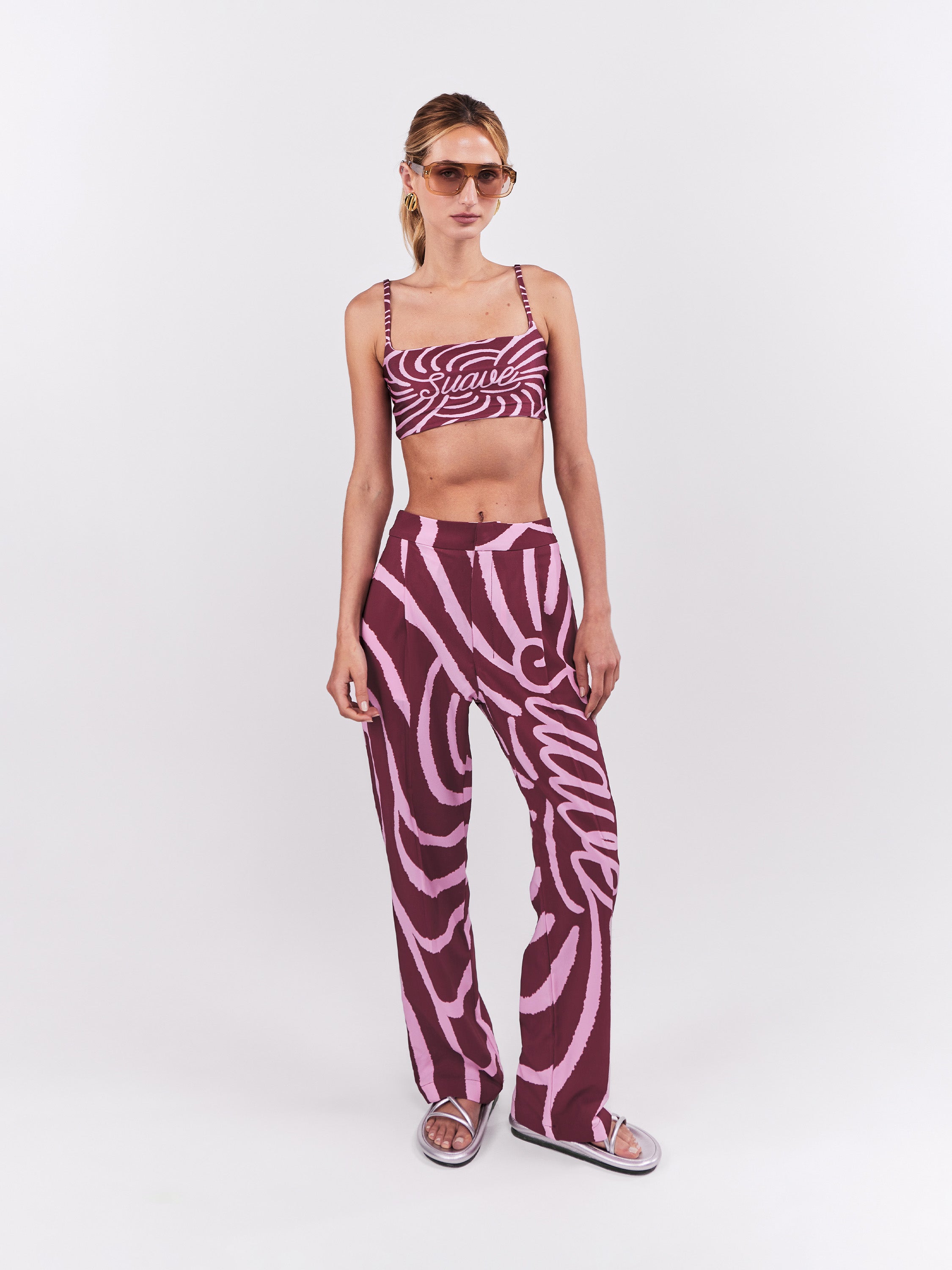 Suave Trousers - Magenta
