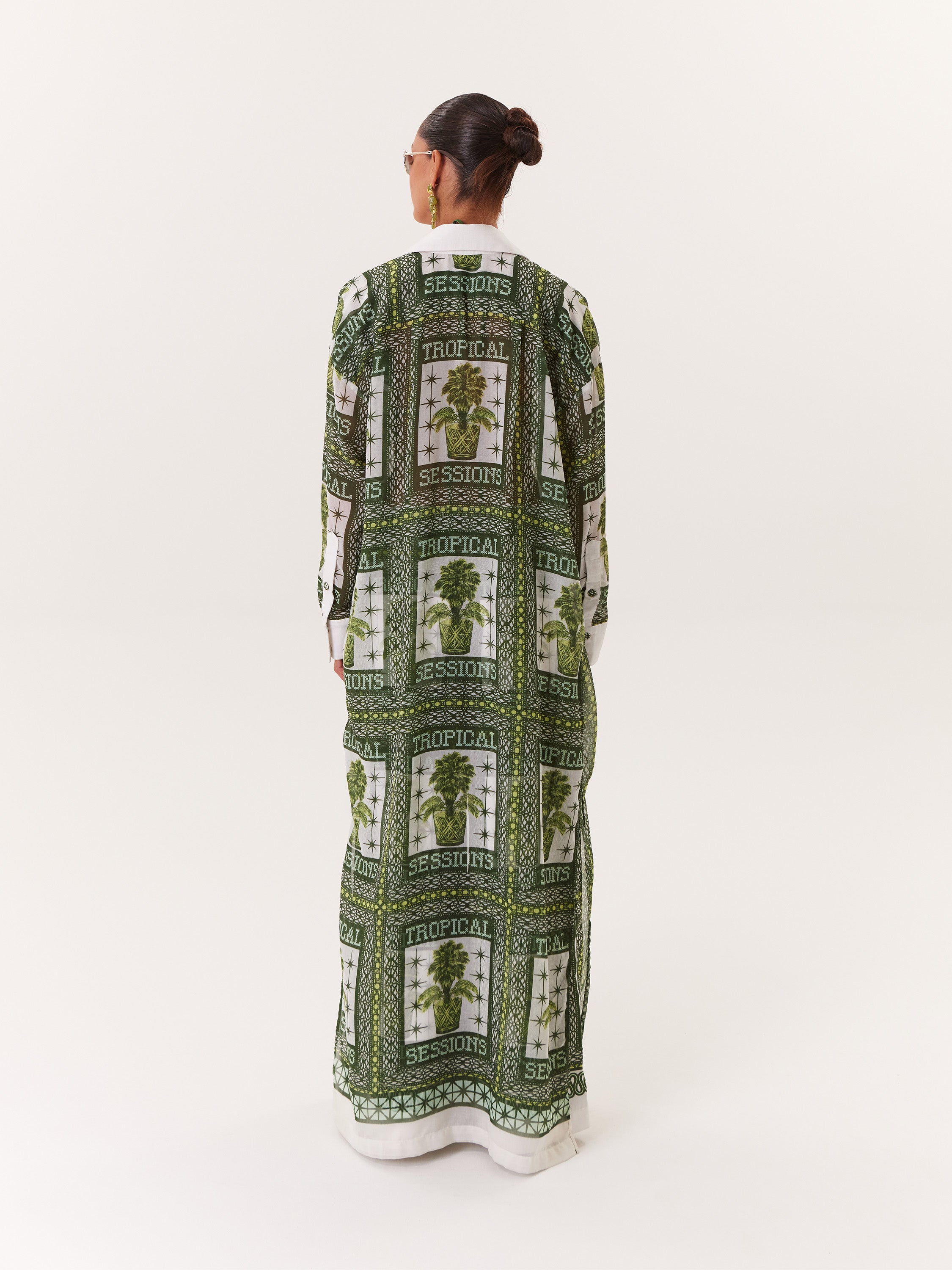 Tropical Kimono - Green