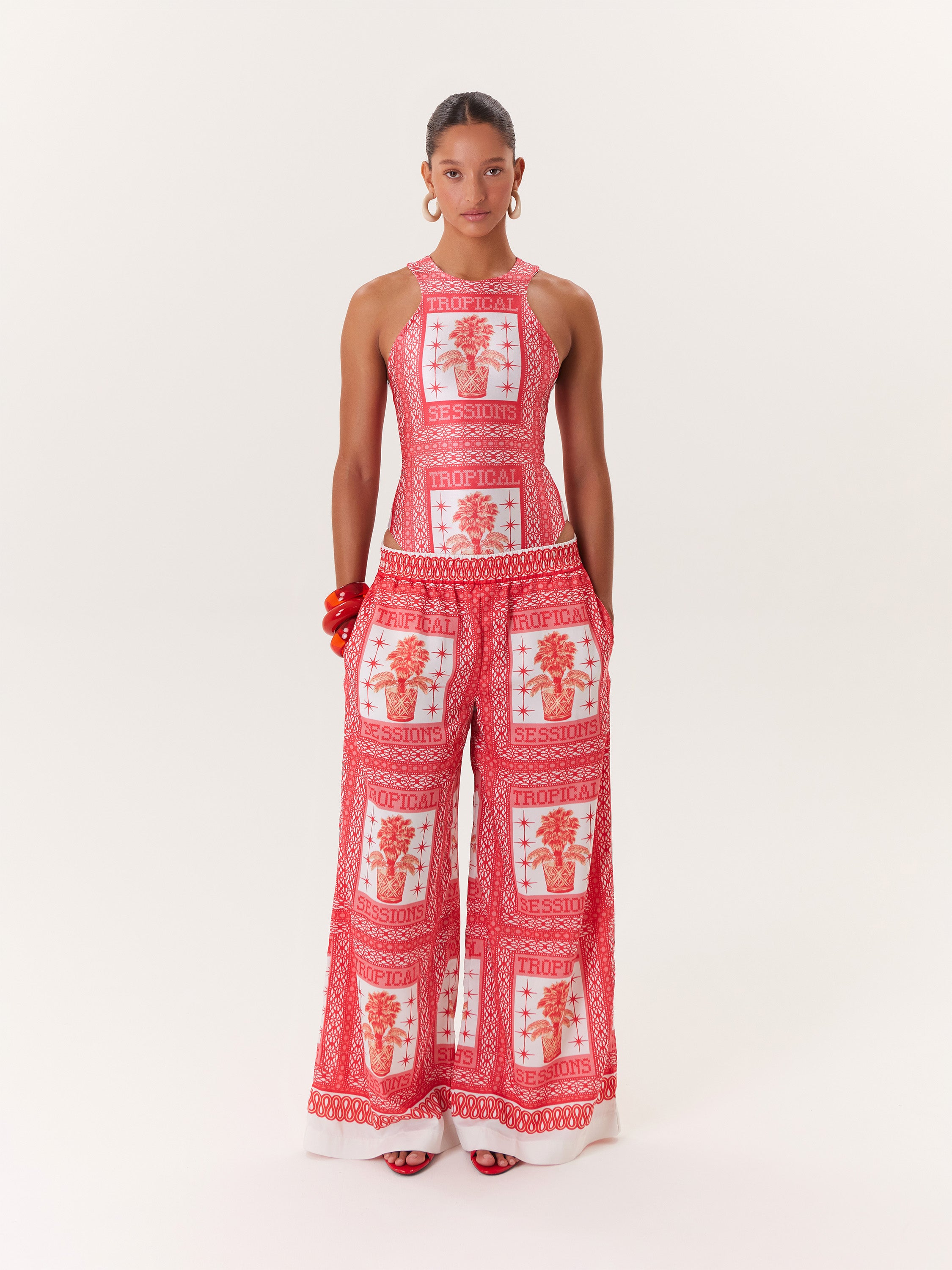 Tropical Trousers - Pink