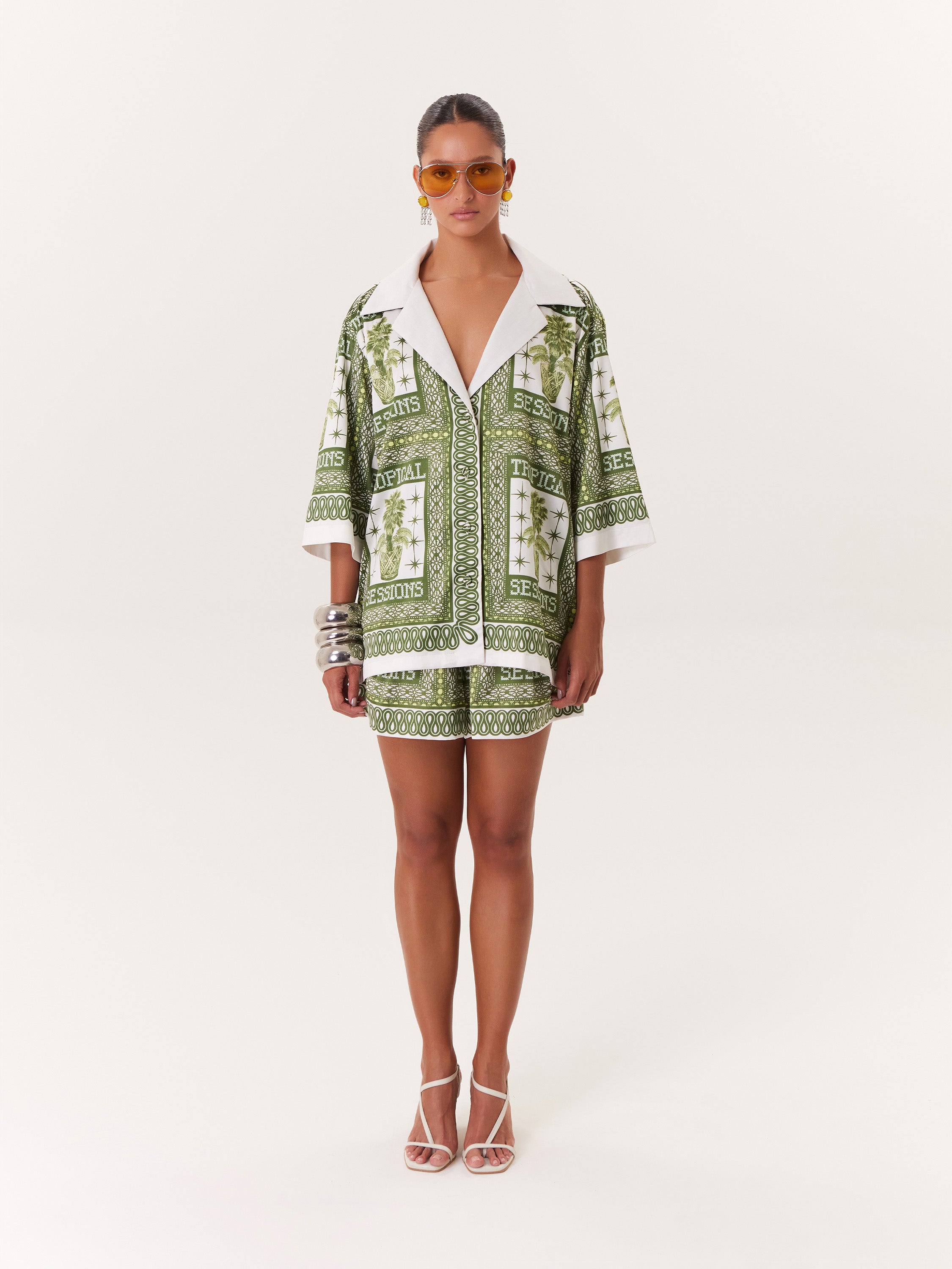 Tropical Blouse - Green
