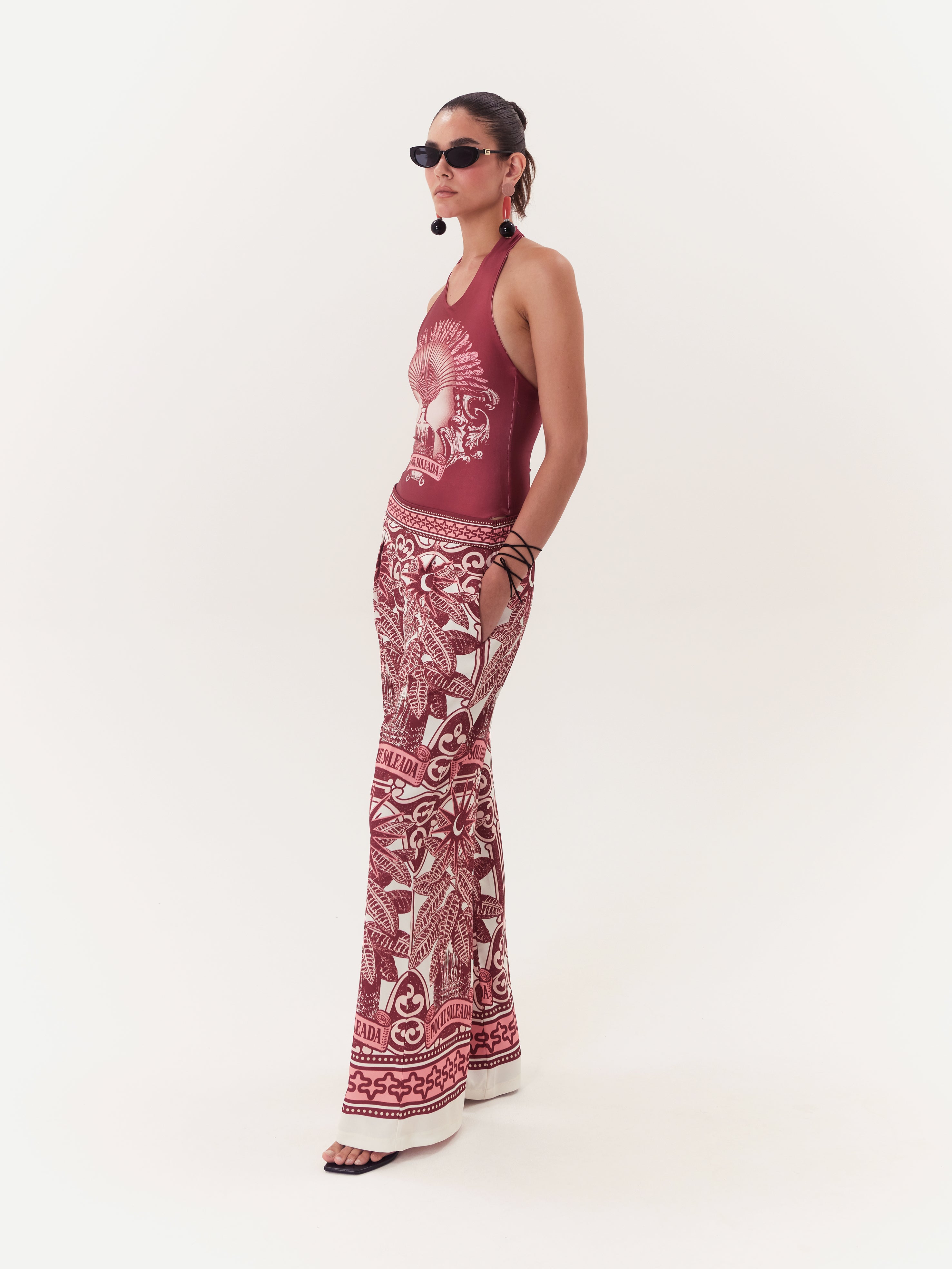 Solar Trousers - Burgundy